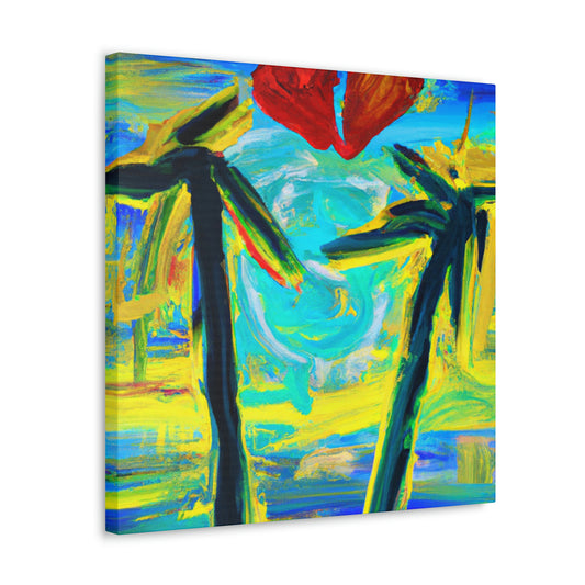 Lovely Palm Treescape - Canvas