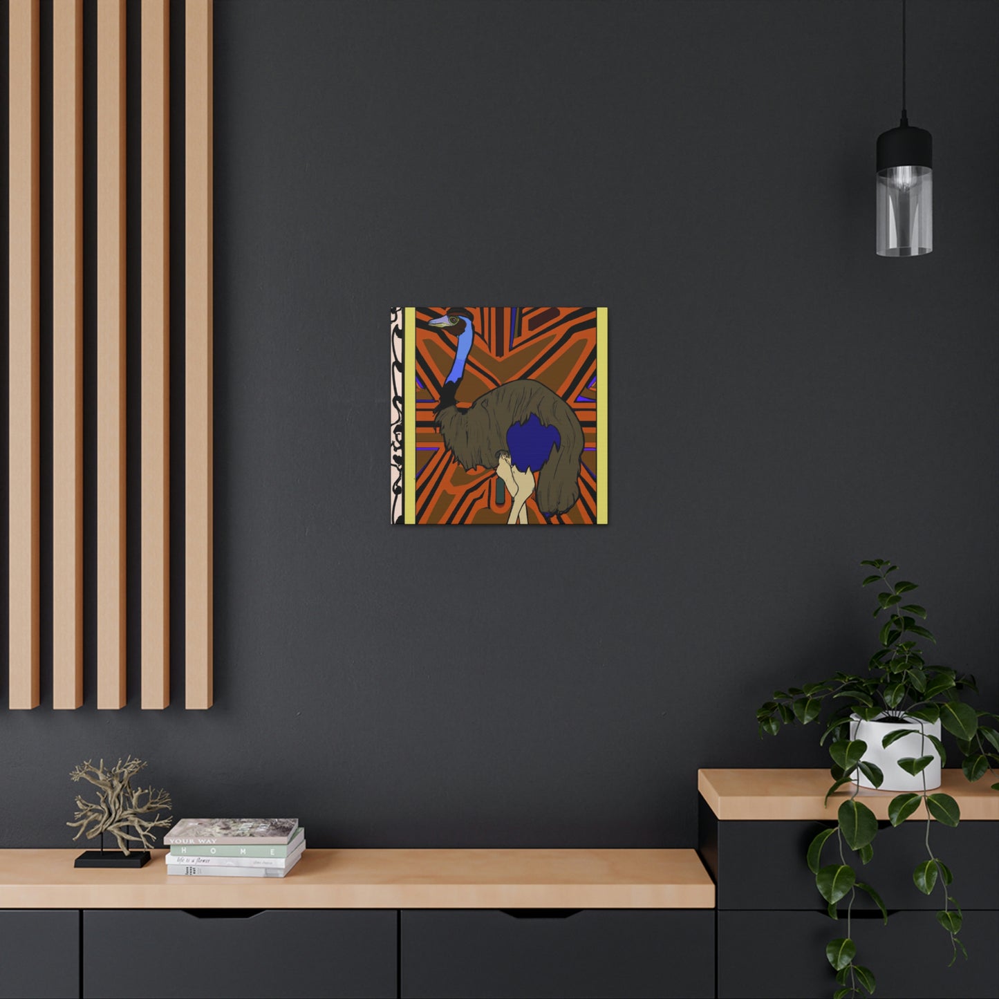 "Emerging Emu Artwork" - Canvas