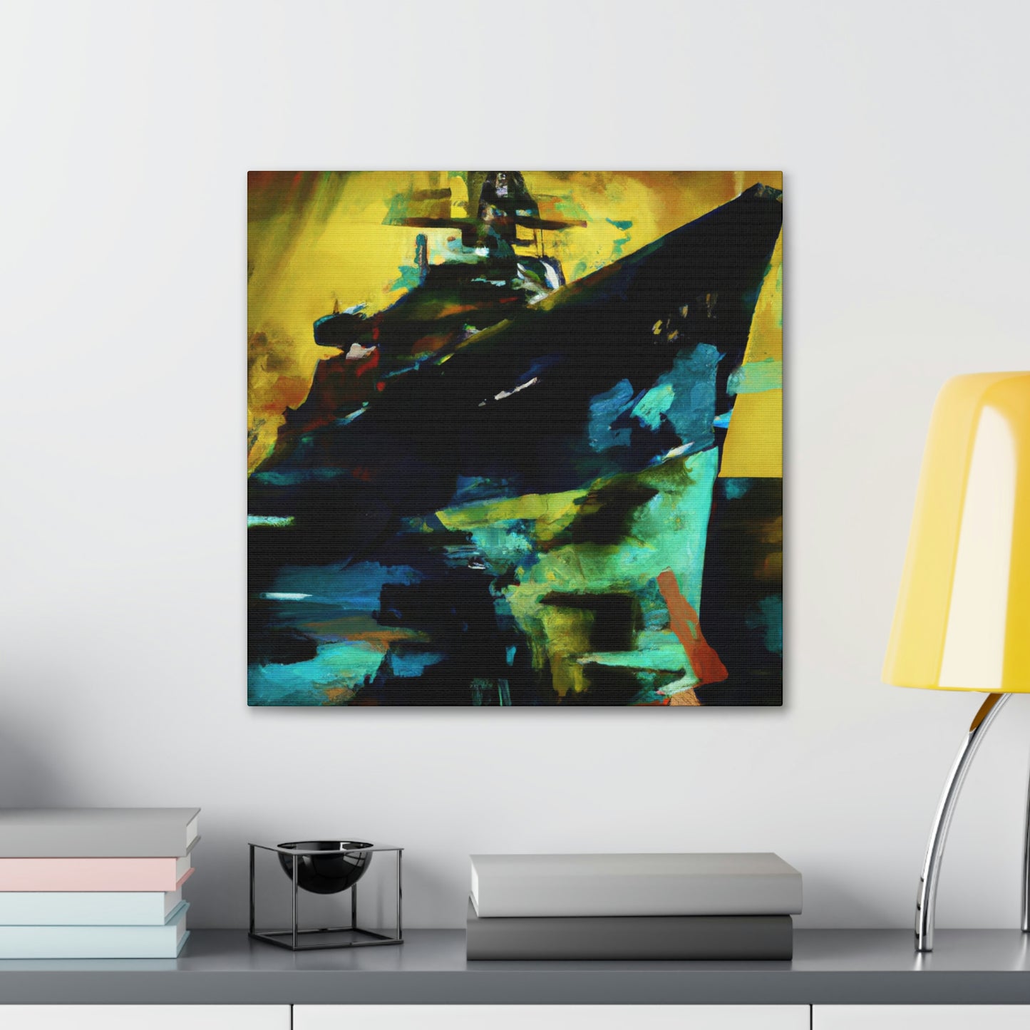 "Battleship at Dawn" - Canvas