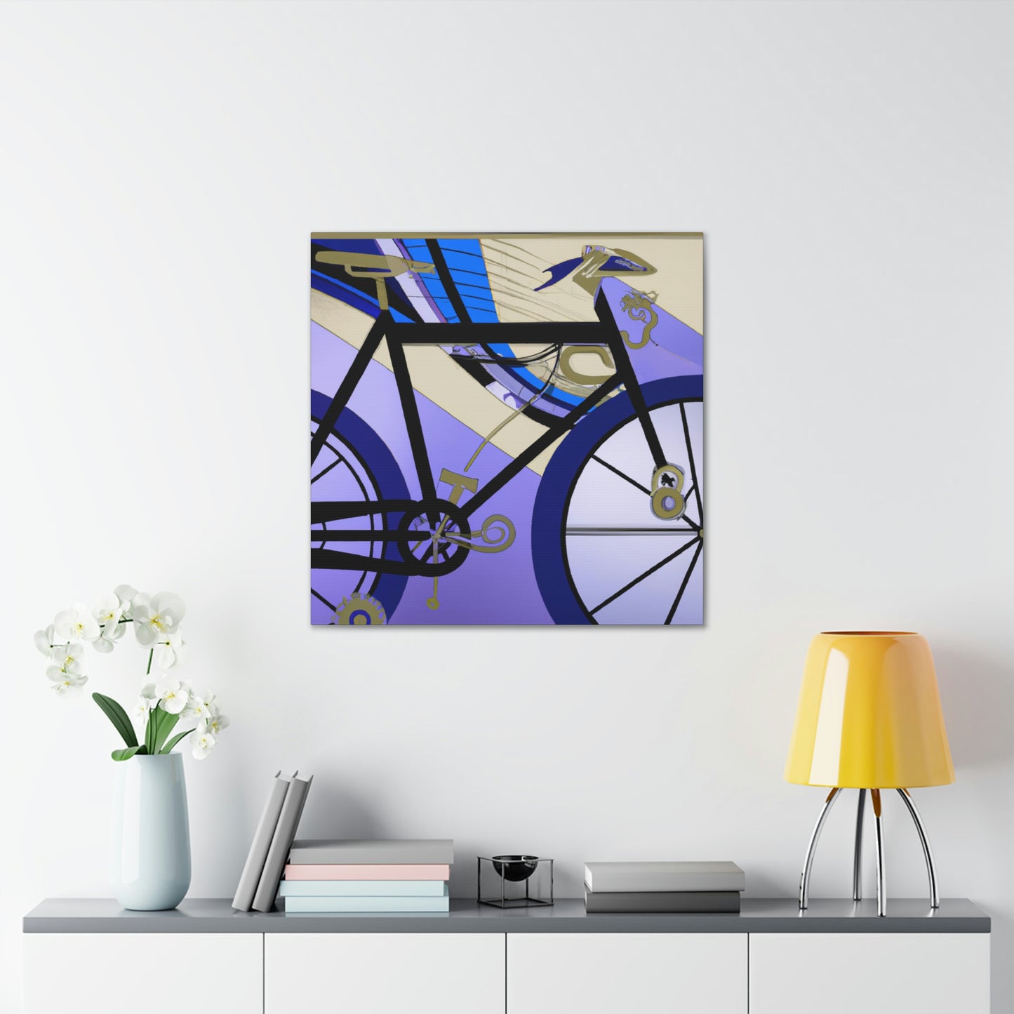 "Wheeling Through Time" - Canvas