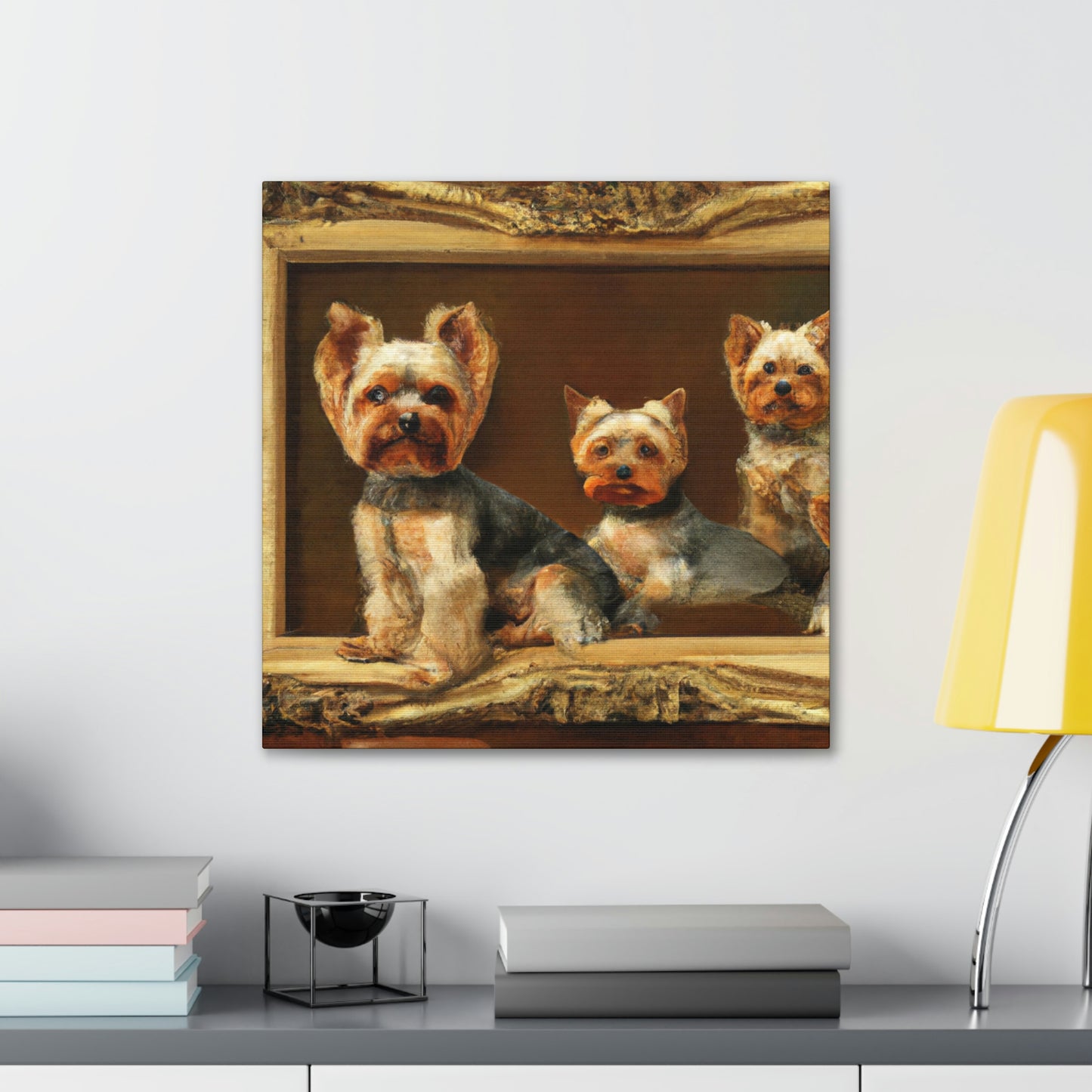 Yorkshire Terrier Symmetry - Canvas