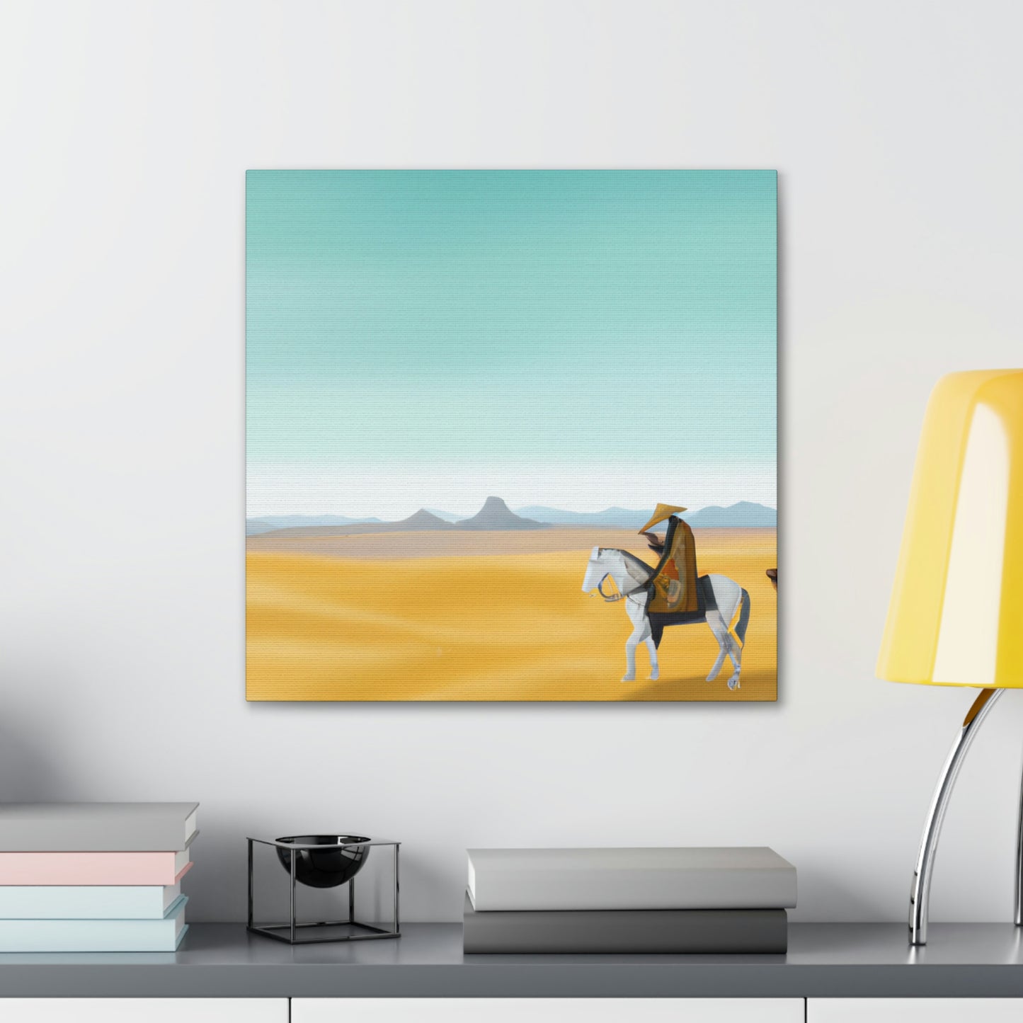 Western Sky Painted Gold - Canvas