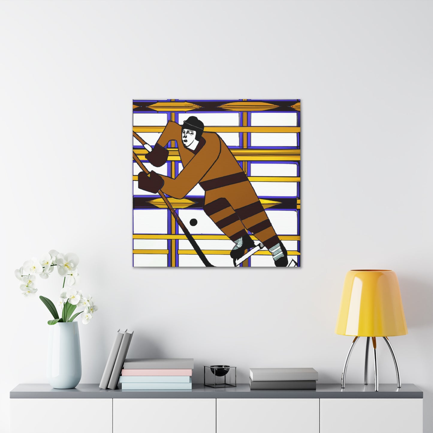 Score a Deco Hat-Trick - Canvas