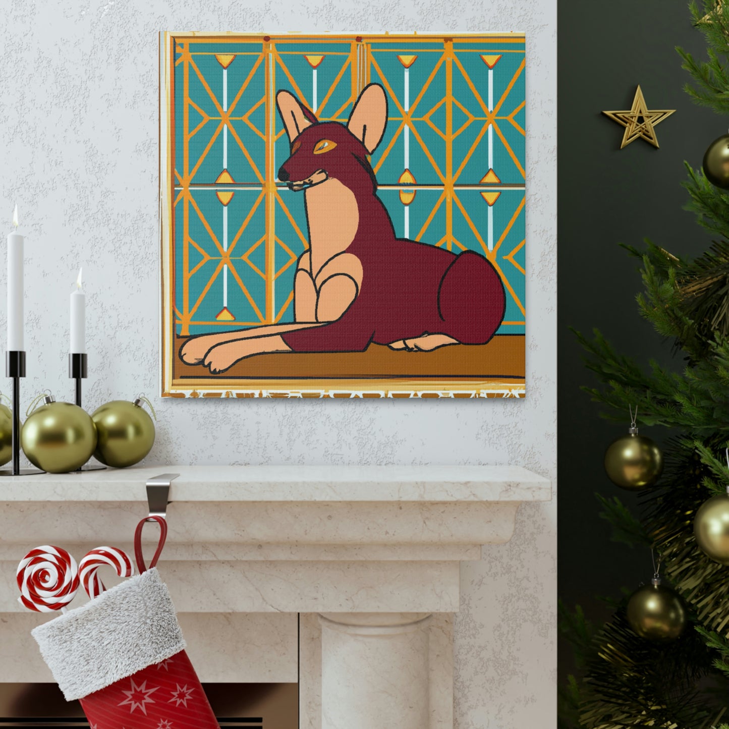 Dhole Deco Dance - Canvas