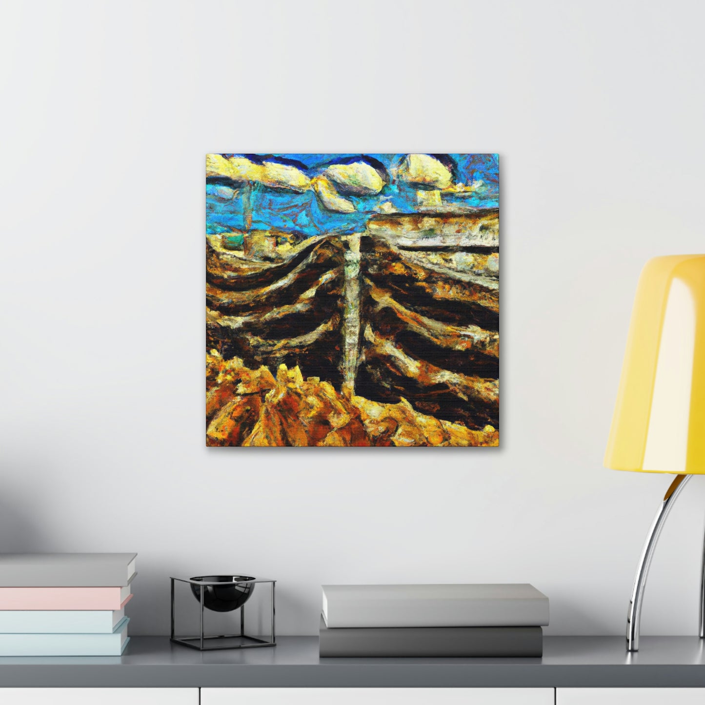 Seawall Sunset Splendor - Canvas