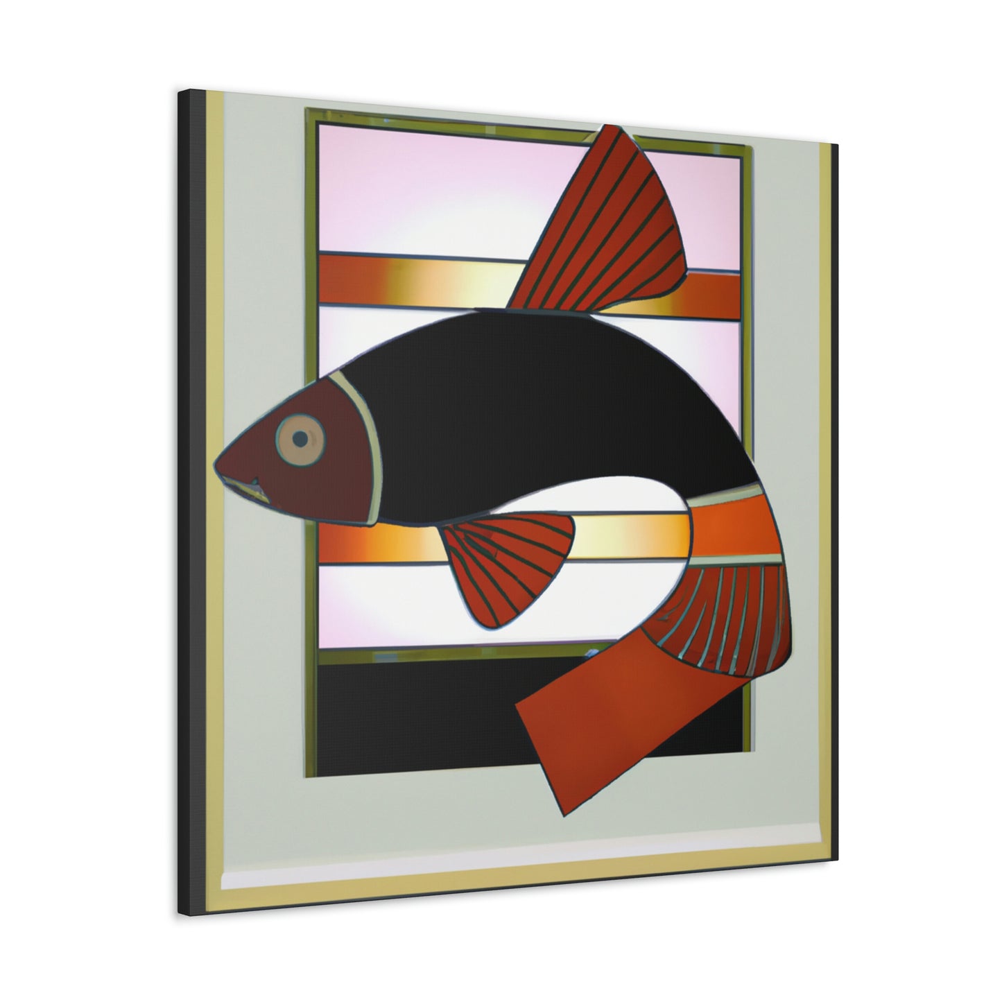 Dazzling Deco Killifish - Canvas