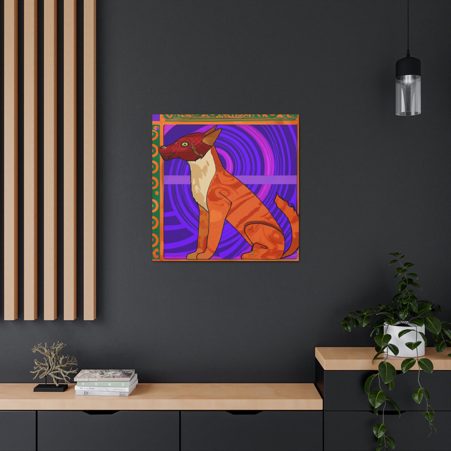 "Dhole's Jazz Symphony" - Canvas