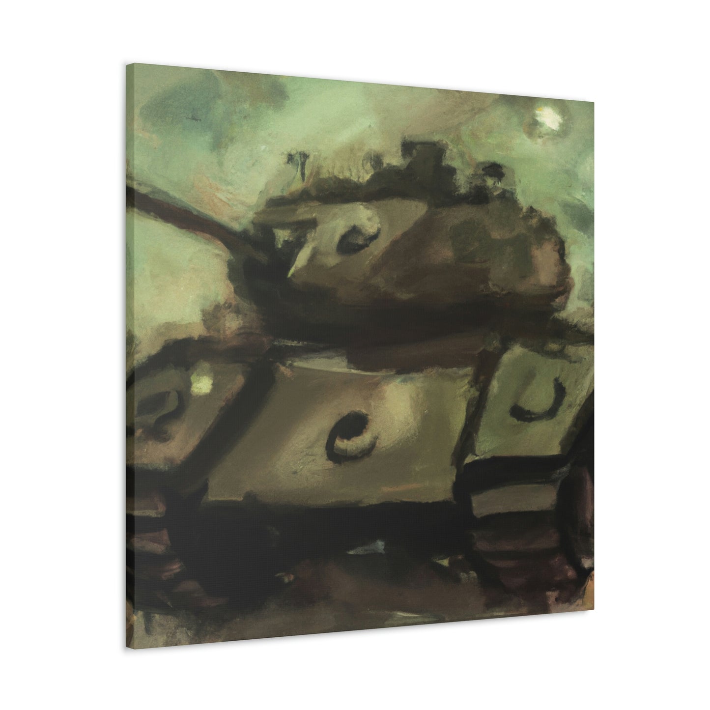 "Turret In Turmoil" - Canvas