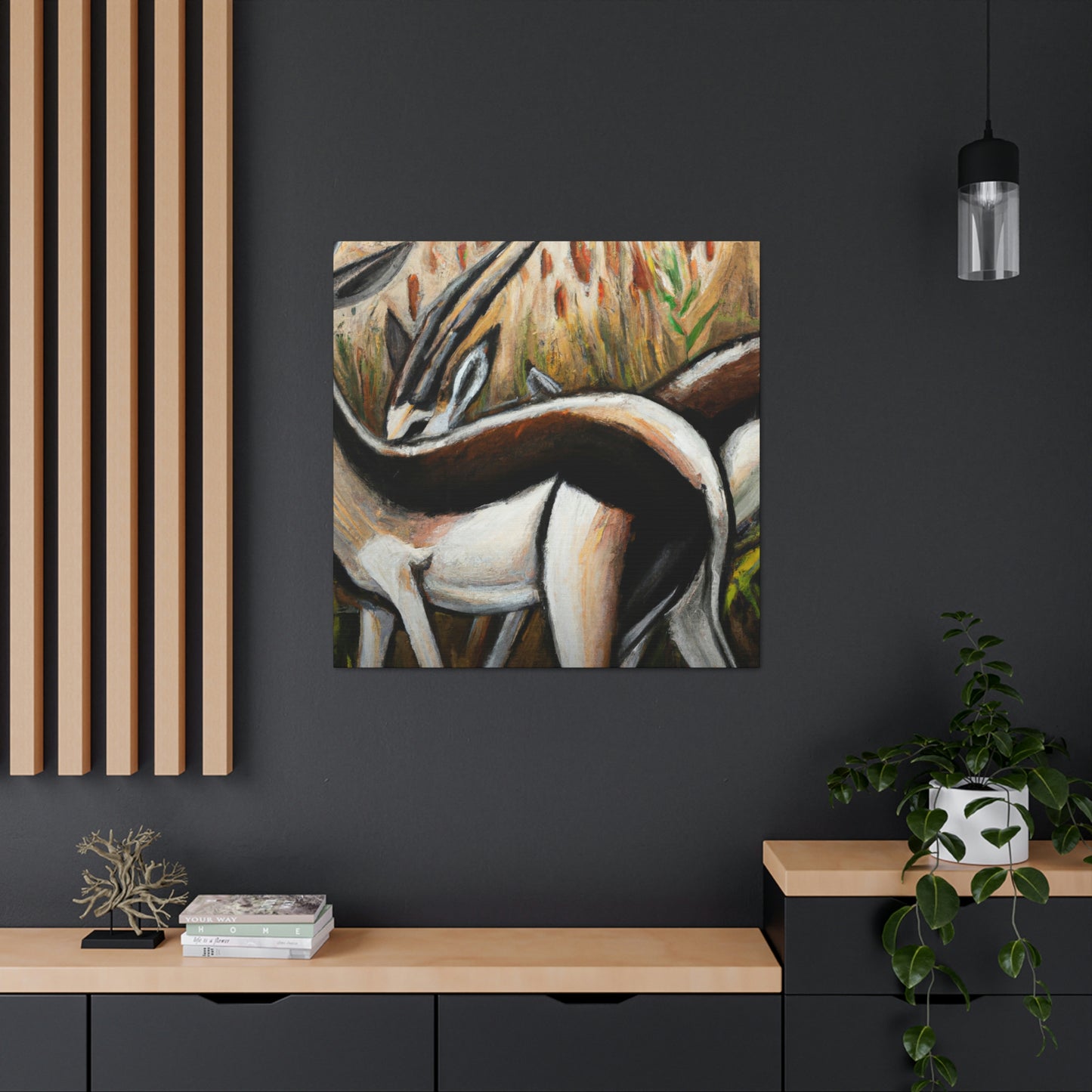 Antelope in Expressionism - Canvas