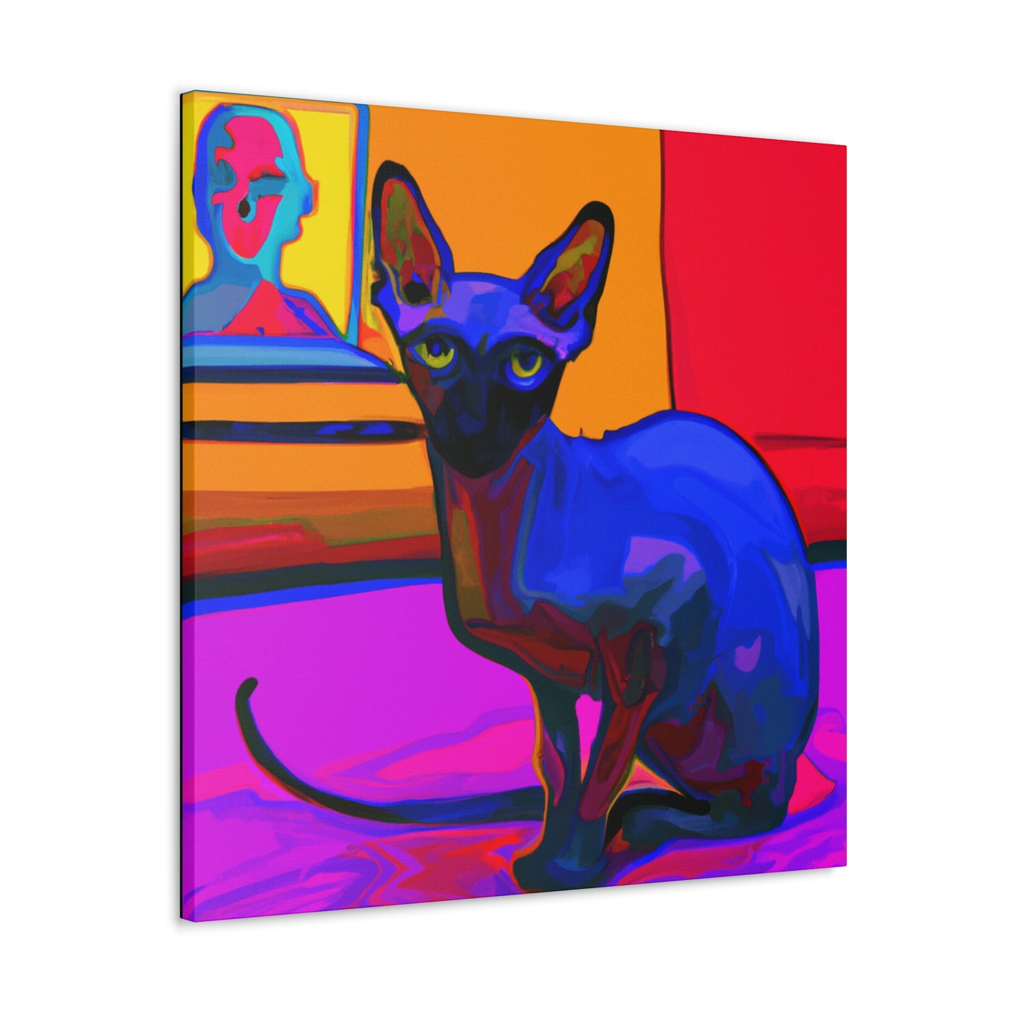 Sphynx in Fauvism - Canvas