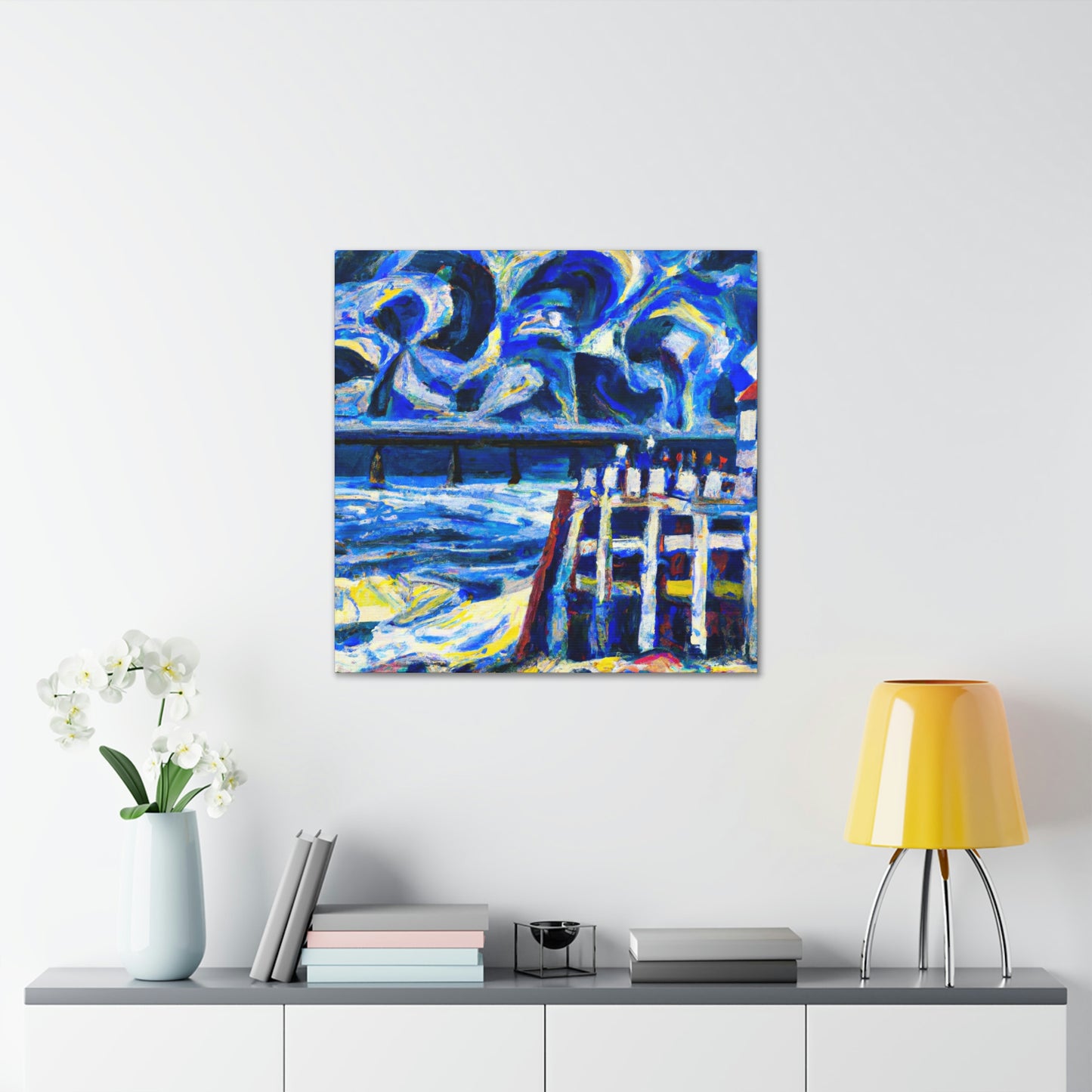 Seawall by Expressionism - Canvas