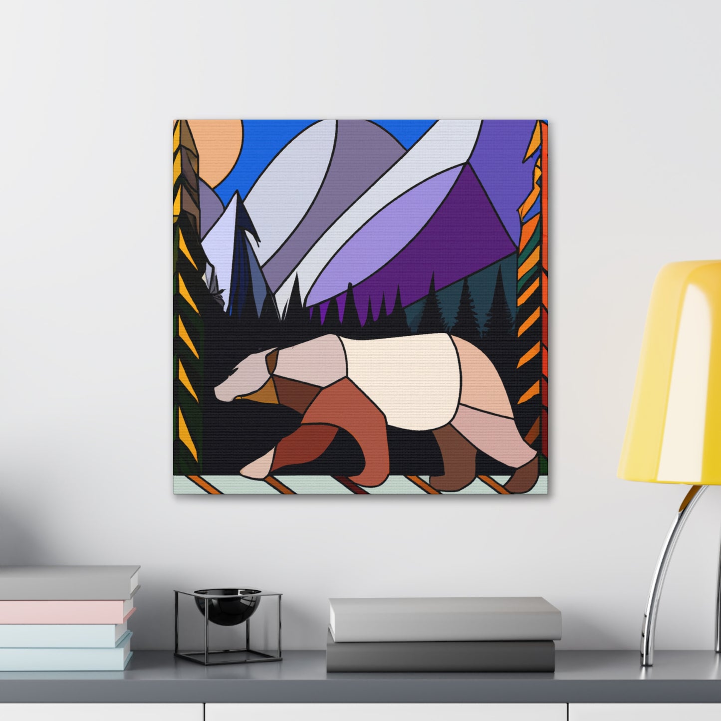 "Bear of Roaring Twenties" - Canvas