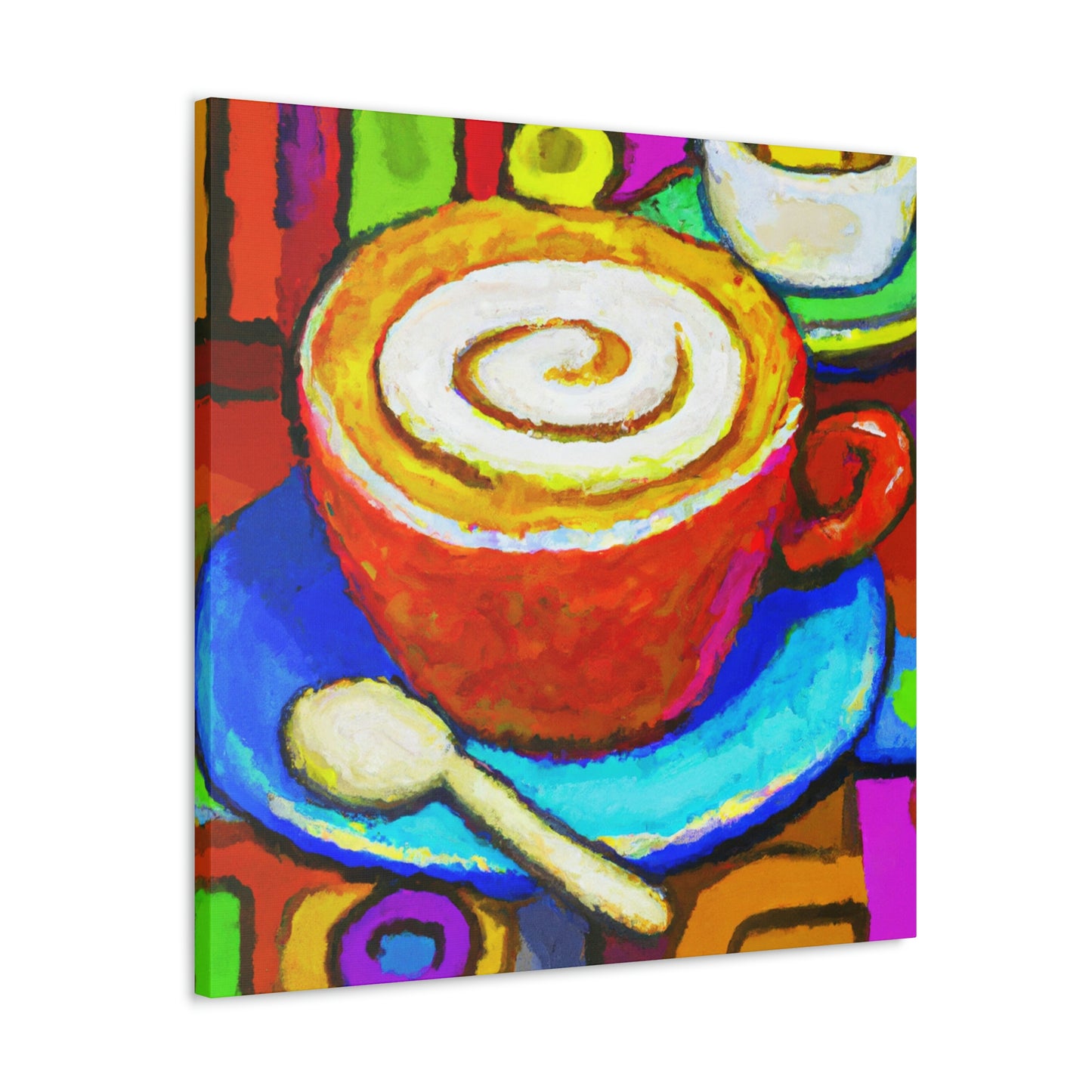 "Cappuchino in Fauvism." - Canvas