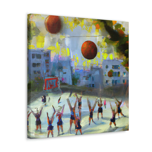 Volleyball Vibrancy Vitality - Canvas