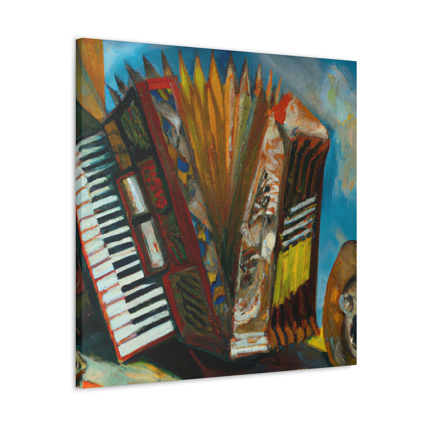 "Accordion in Surreality" - Canvas