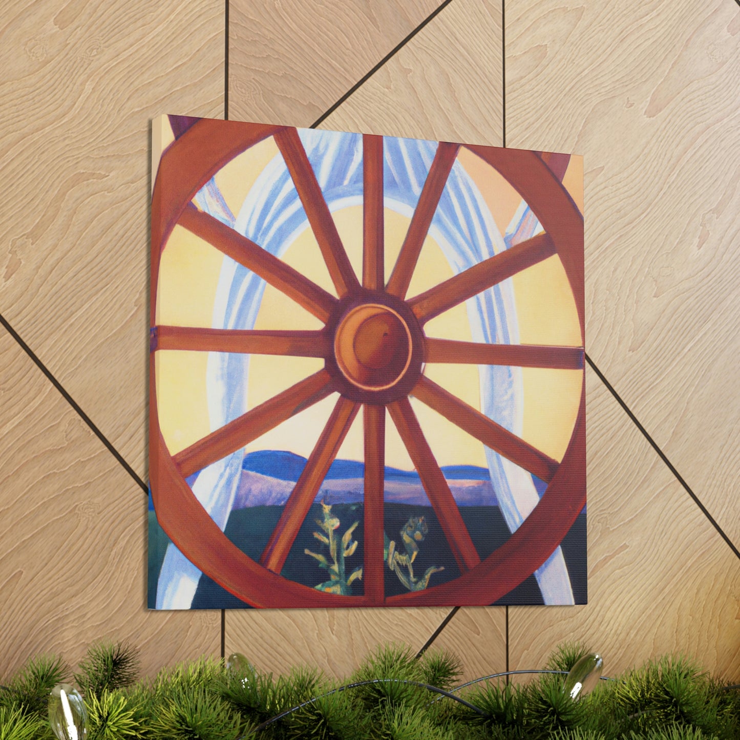 "Wheel of Timelessness" - Canvas