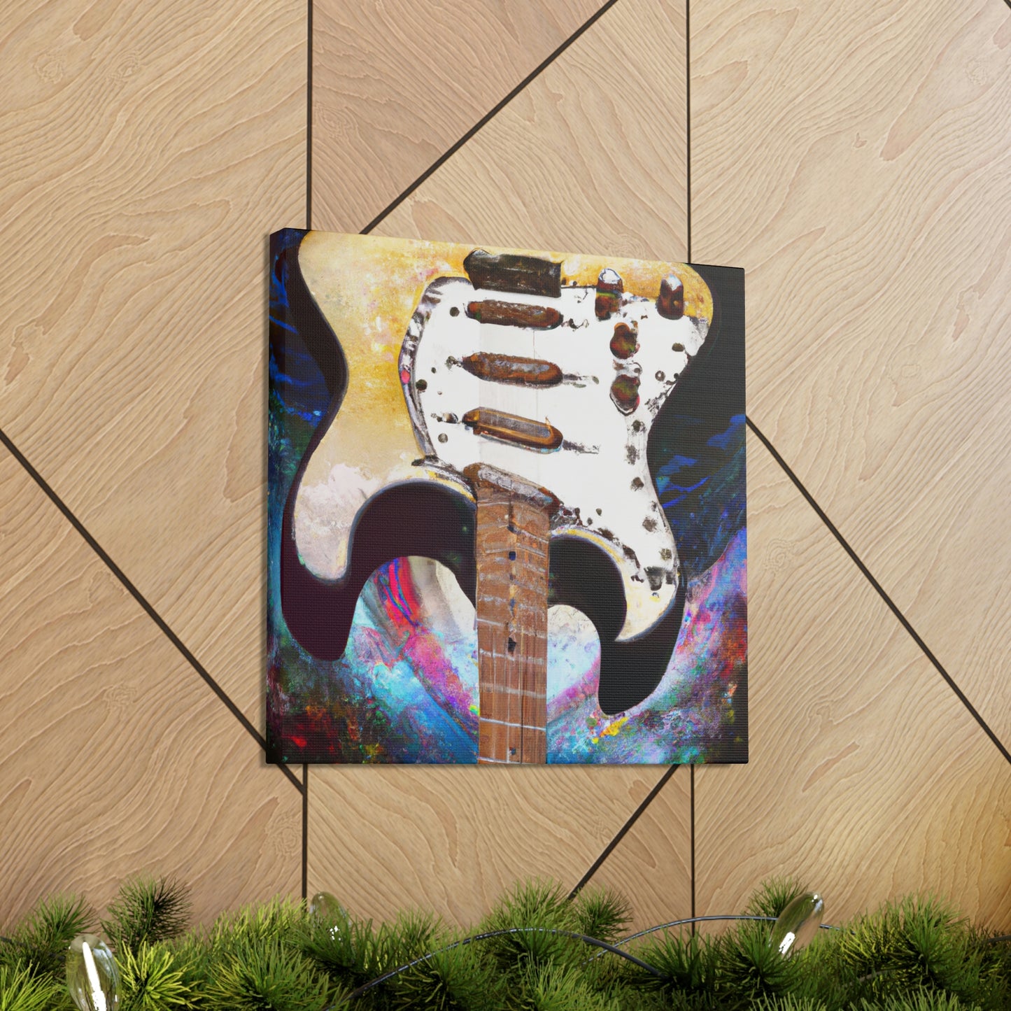 "Electric Fender Dreamscape" - Canvas