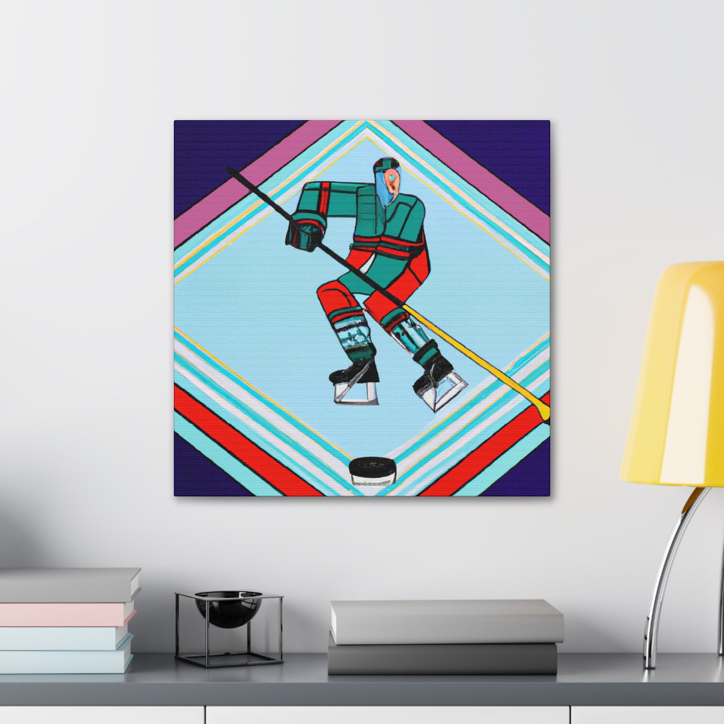 "Ice on Skates Glide" - Canvas