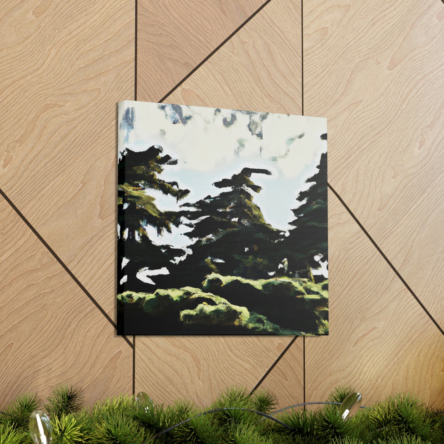 Cedar in the Moonlight - Canvas