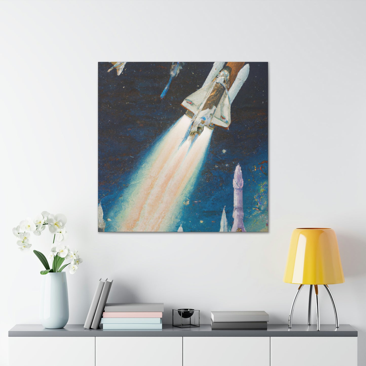 Spaceship Explorations Baroque - Canvas