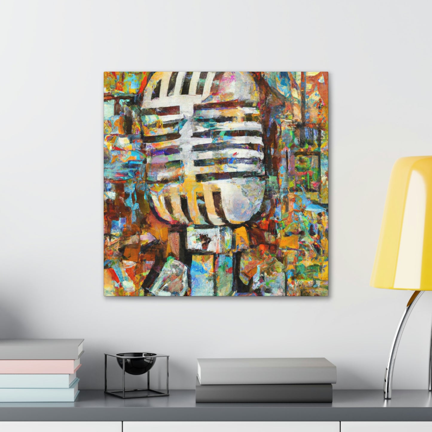 "Sing A Song Microphone" - Canvas