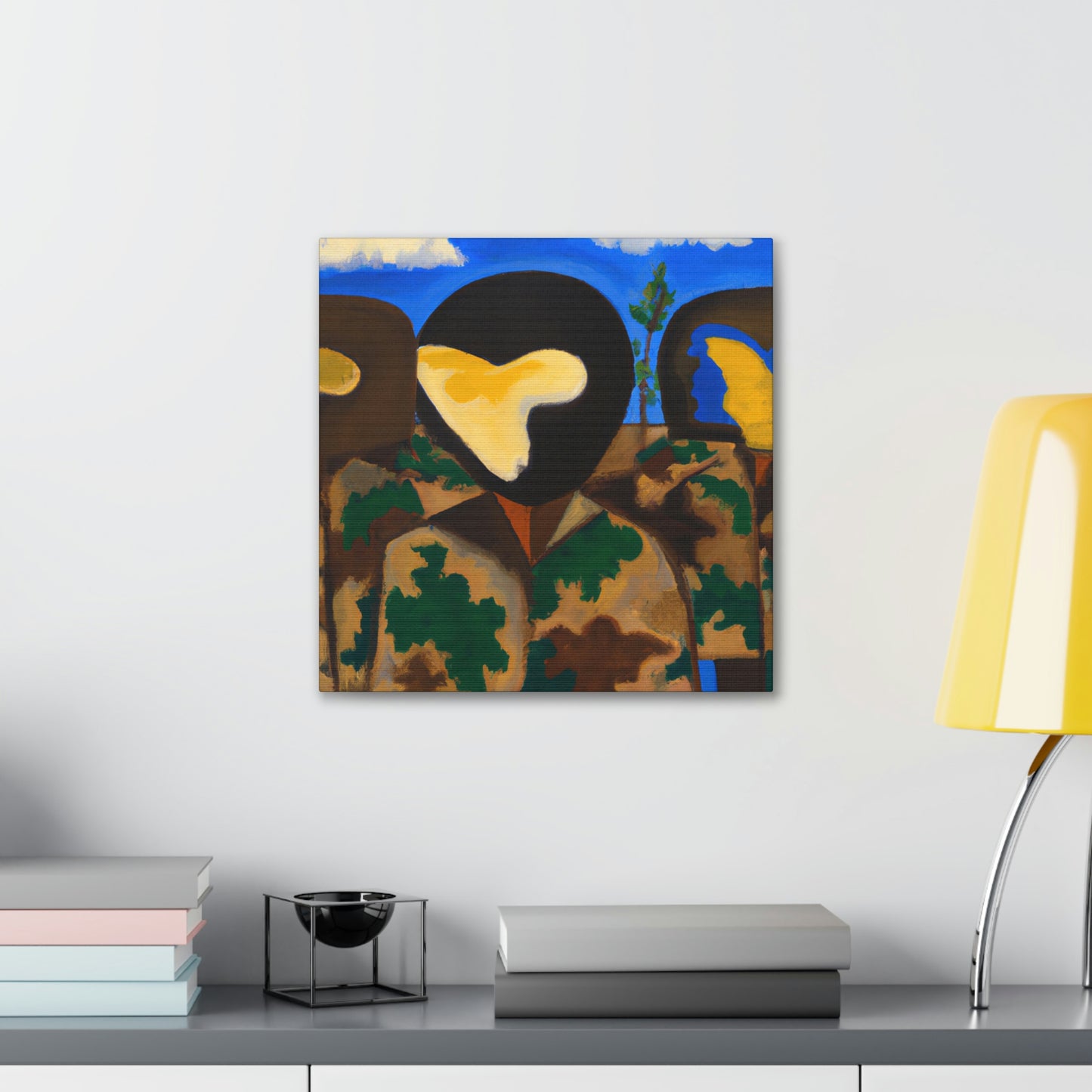 Camouflage in abstract - Canvas