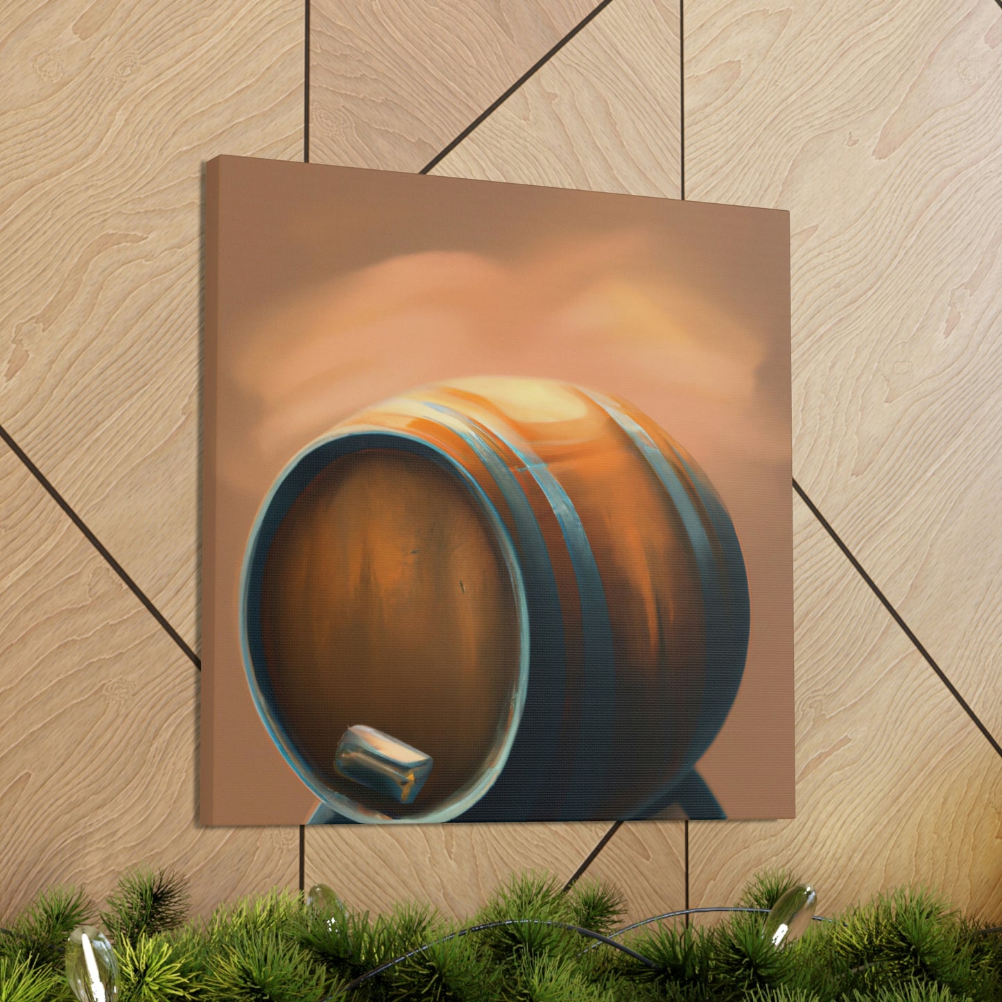 "Whiskey Barrel Ode" - Canvas