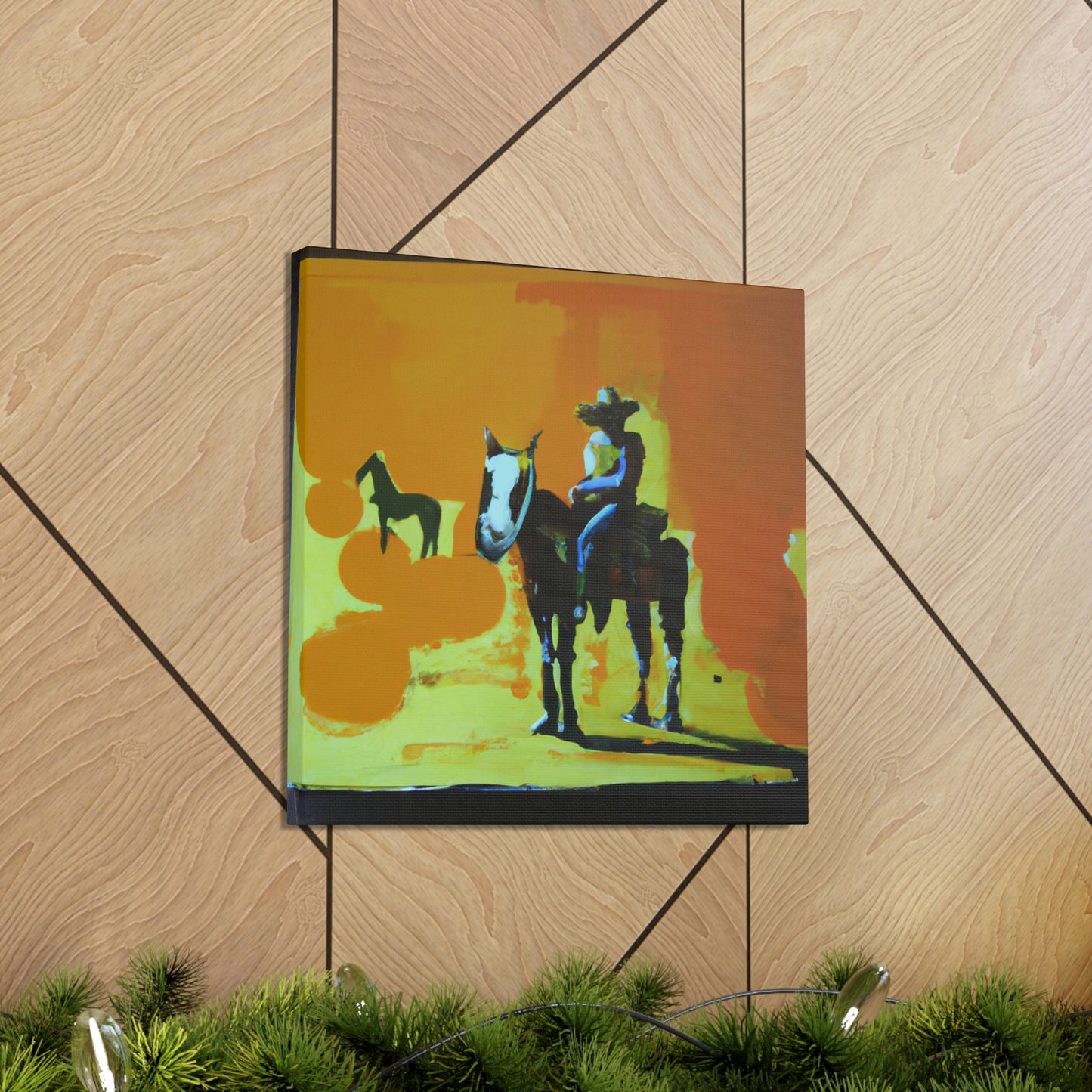 "Hitching Post Evocation" - Canvas