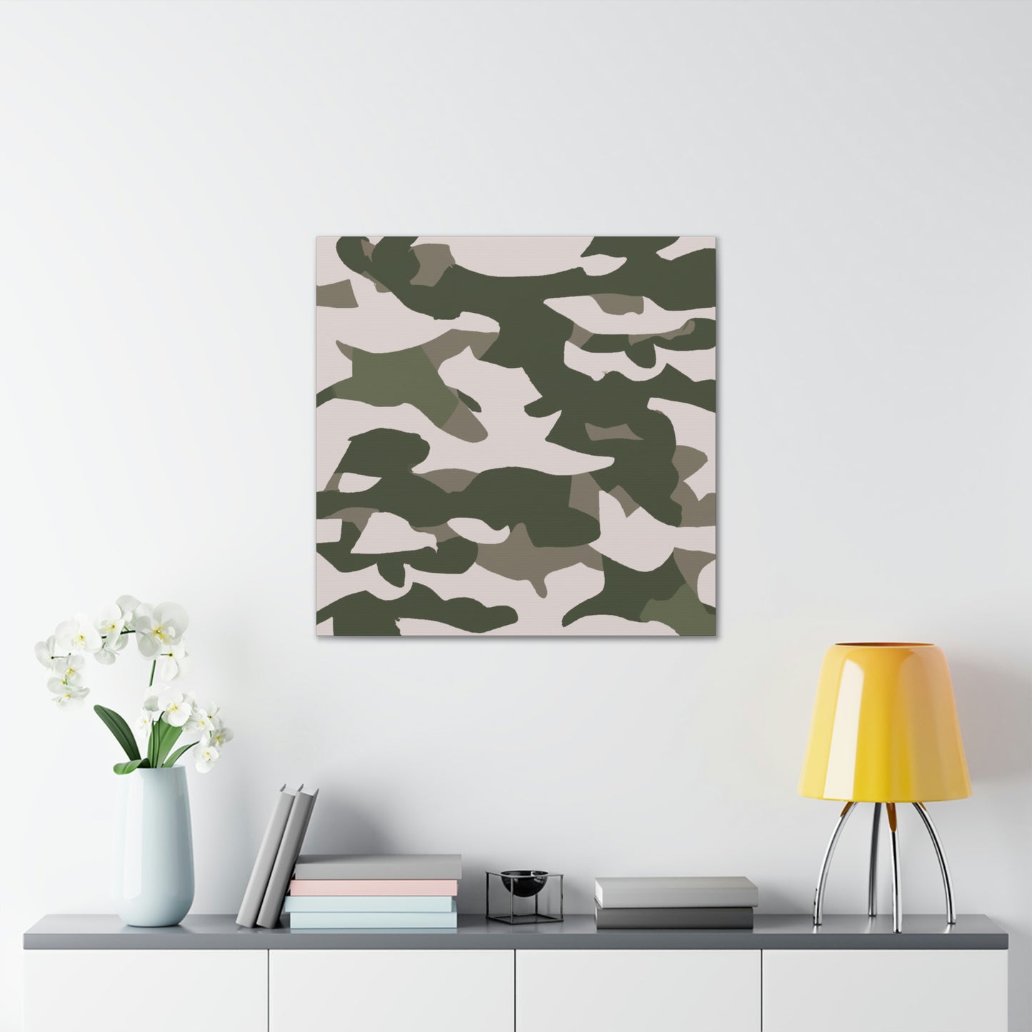 "Camouflage in Monochrome." - Canvas