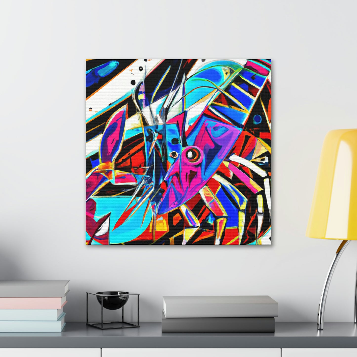 Lobster In Abstraction - Canvas