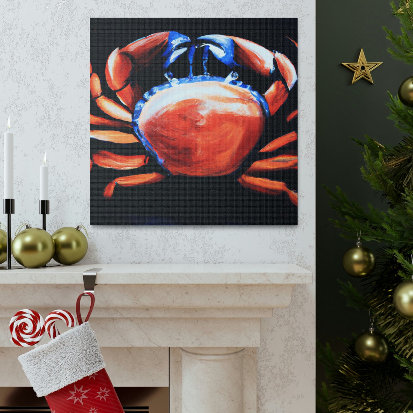 Crab in Expressionism - Canvas