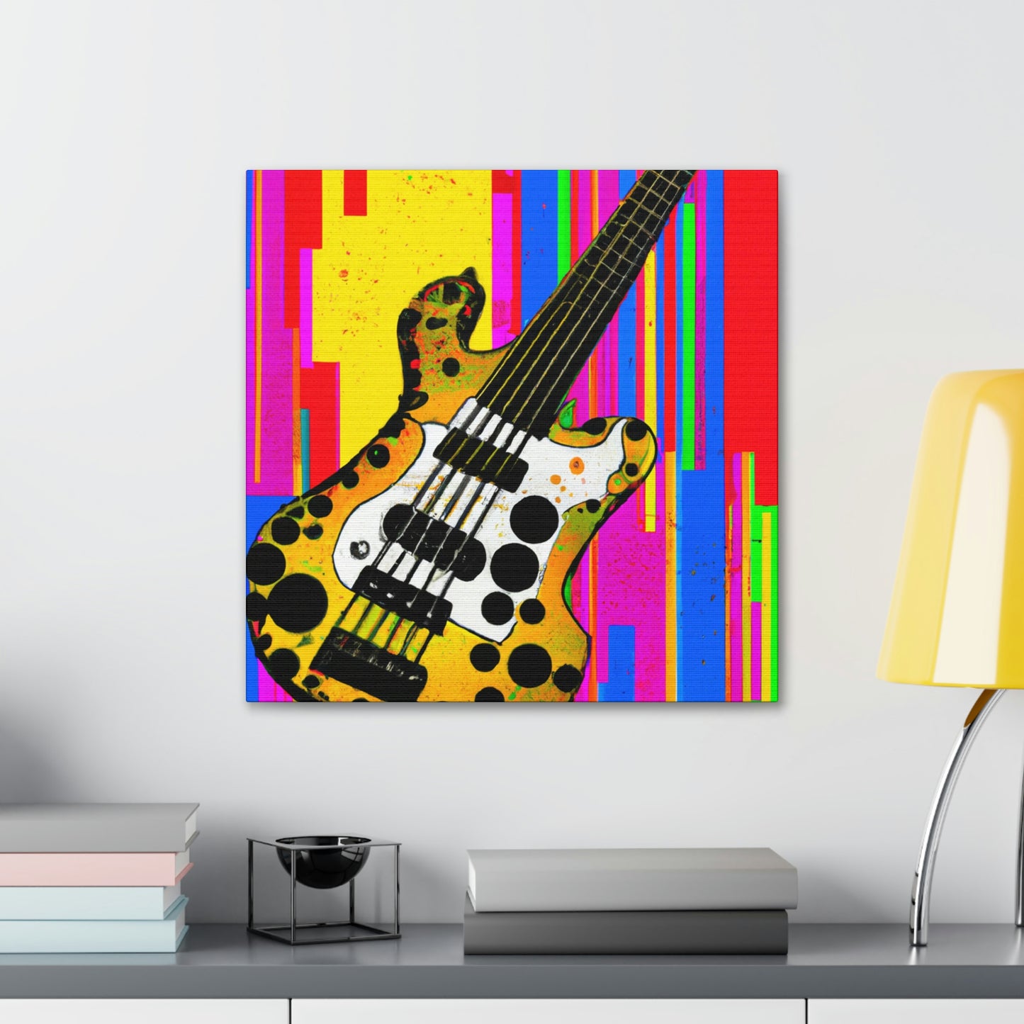 "Fauve Bass Guitarist" - Canvas