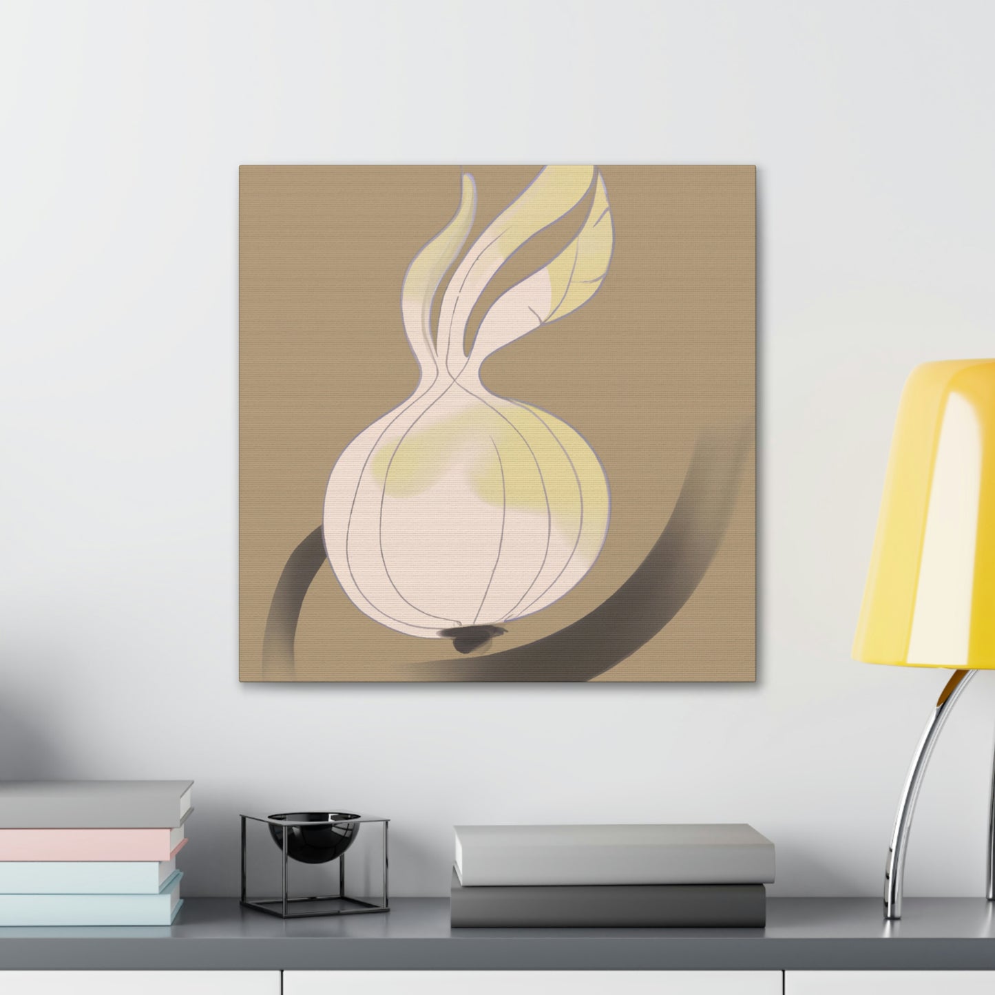 "Onion in Art Deco" - Canvas