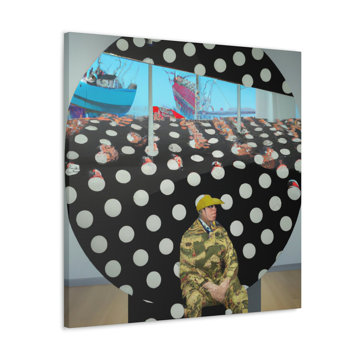 Seabee in Uniform - Canvas