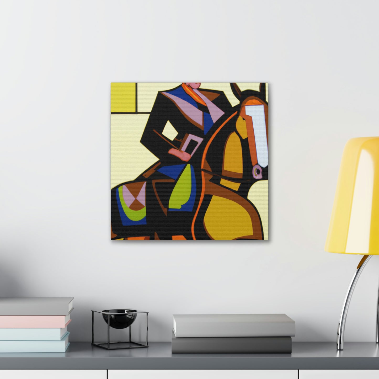 "Cowboy Acrobatic Elegance" - Canvas