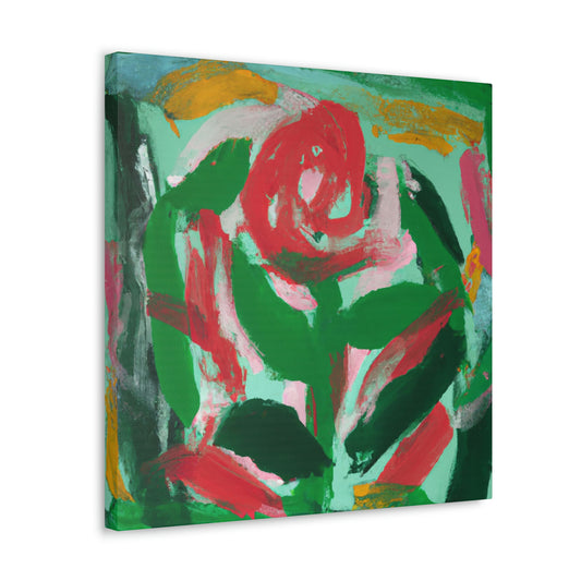 "Rose in Expressionism Era" - Canvas