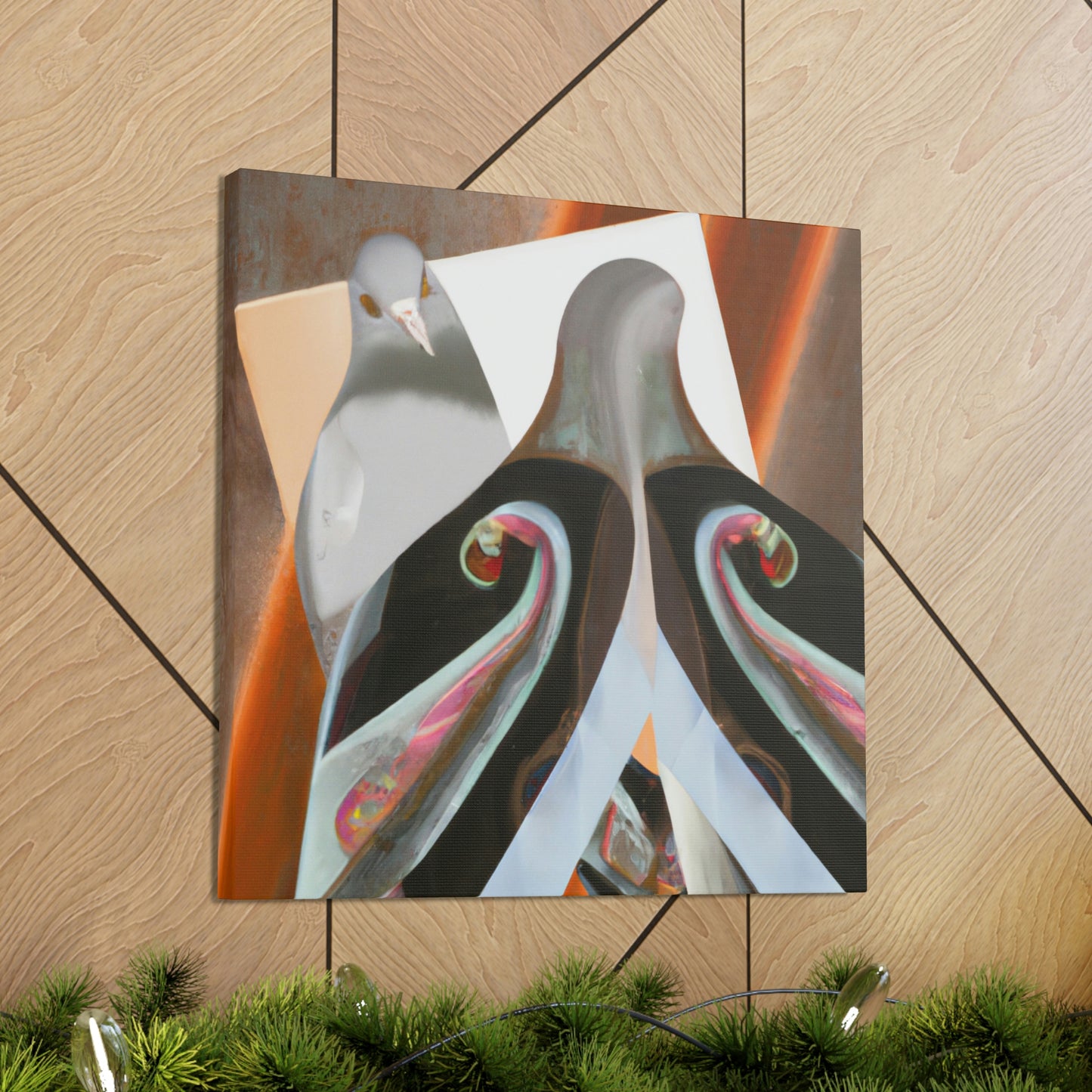 Mourning Dove Reflection - Canvas