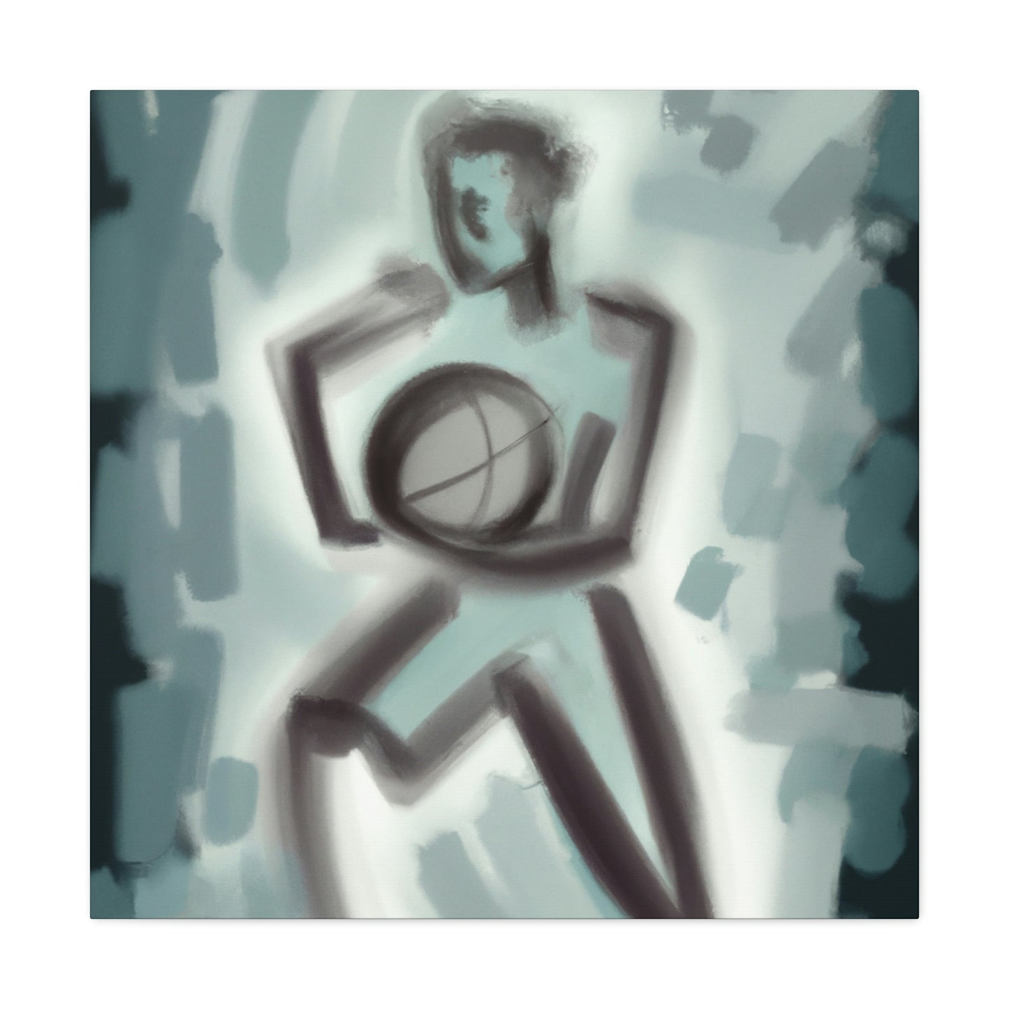 "Basketball: Expressionism Dream" - Canvas