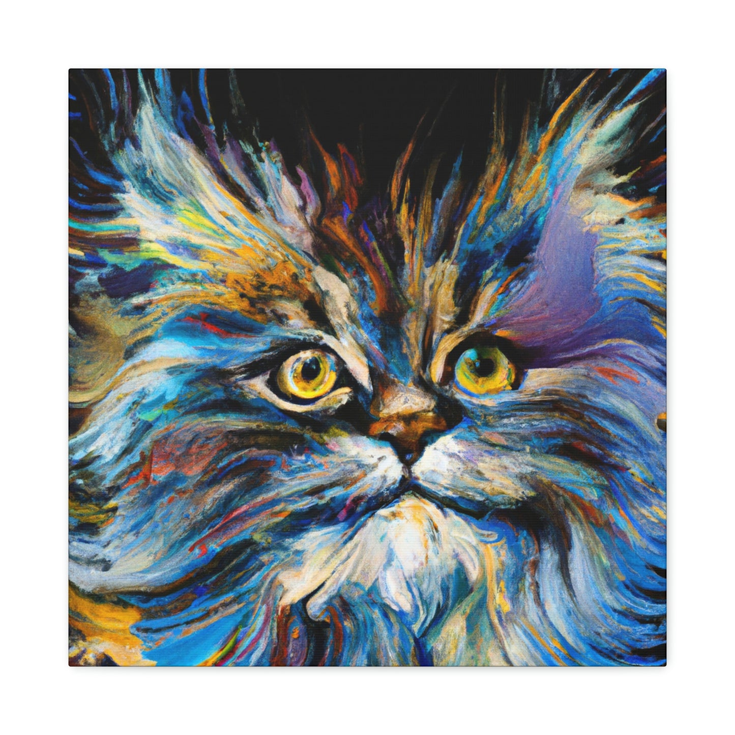 Maine Coon Expressionism - Canvas