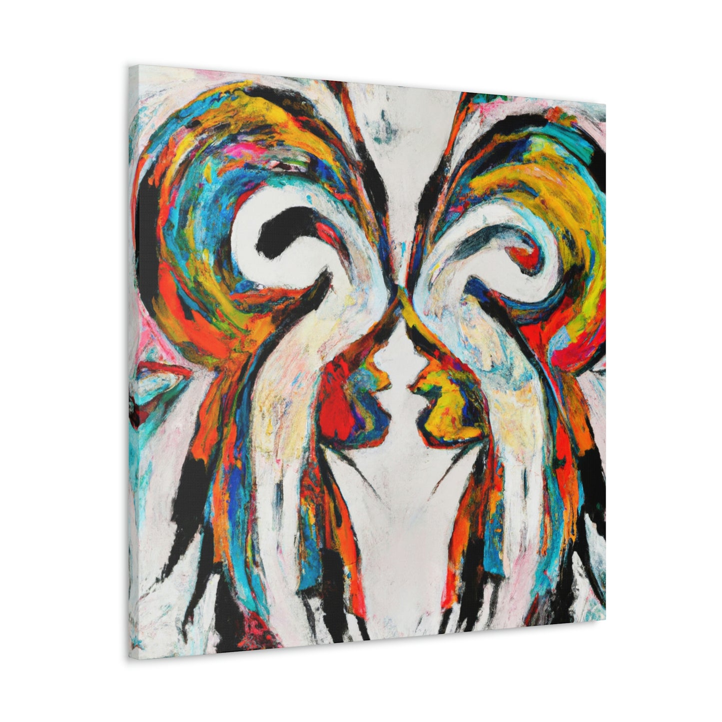 "Love's Winged Embrace" - Canvas