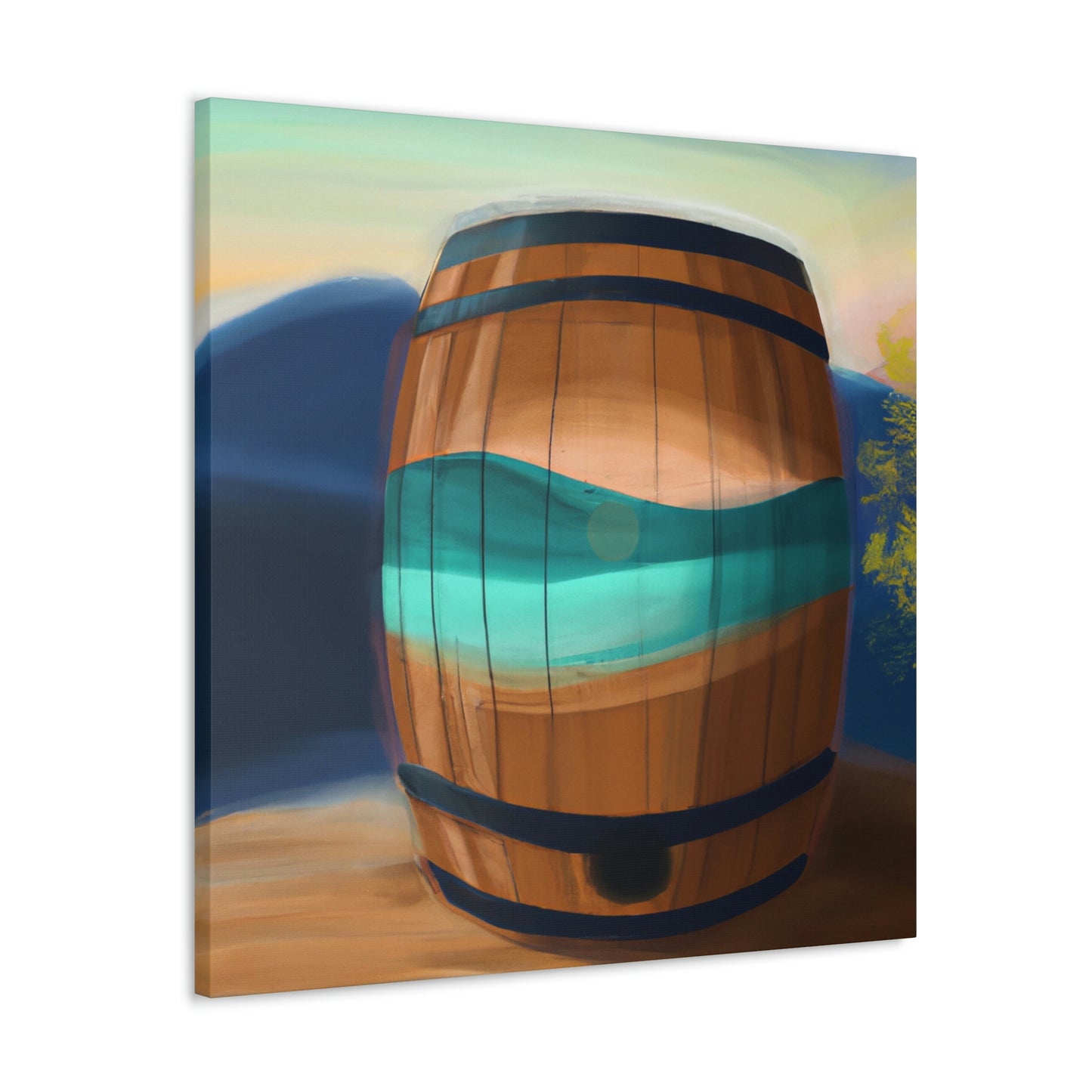 "Whiskey Barrell Nocturne" - Canvas