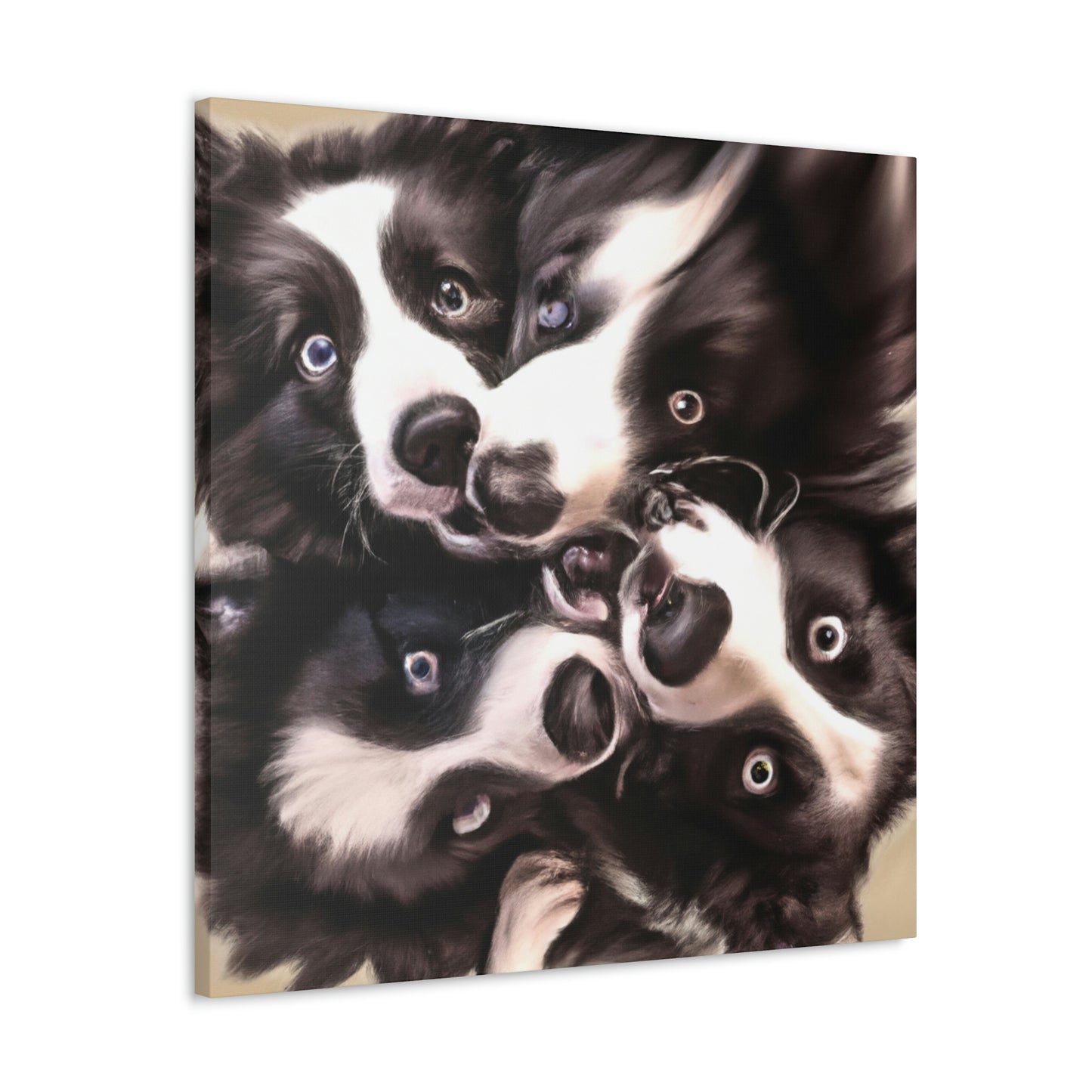 "Border Collie Dreamscape" - Canvas