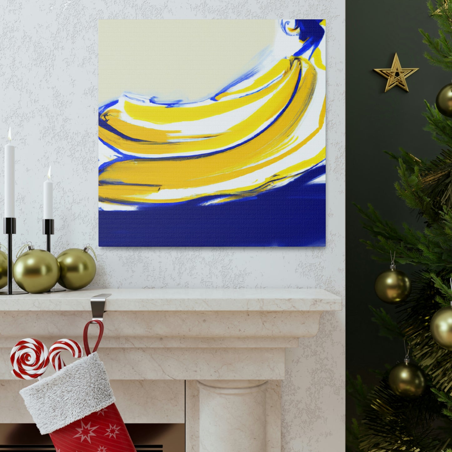 "Banana in Expressionism" - Canvas