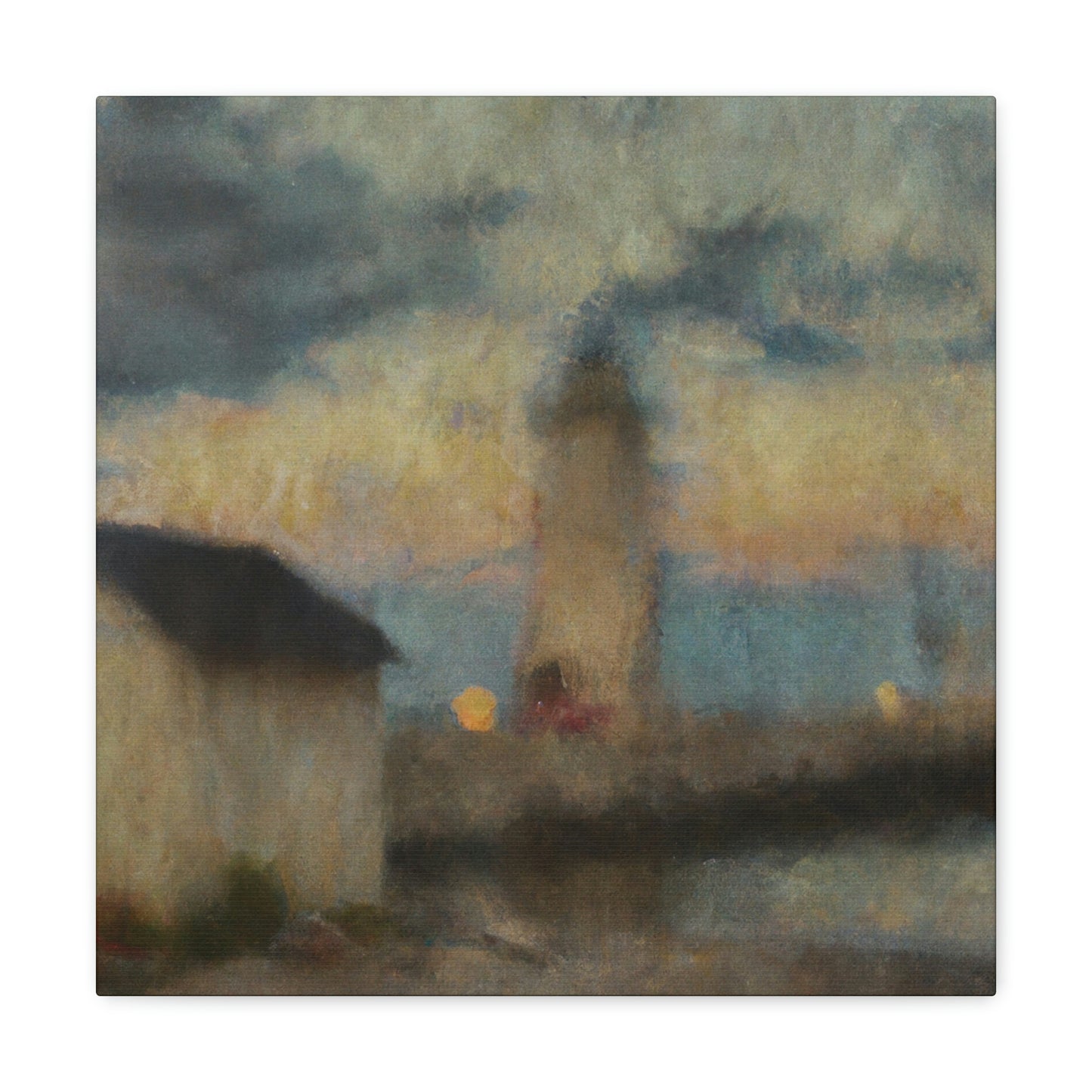 "Lighthouse on the Coast" - Canvas