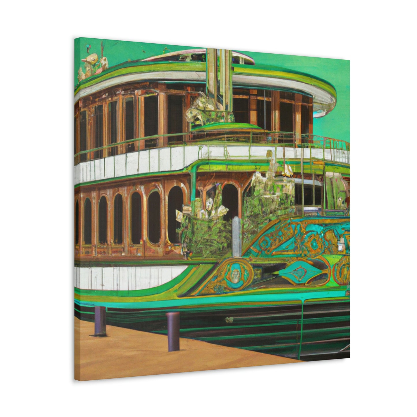 "1920s Pontoon Regatta" - Canvas