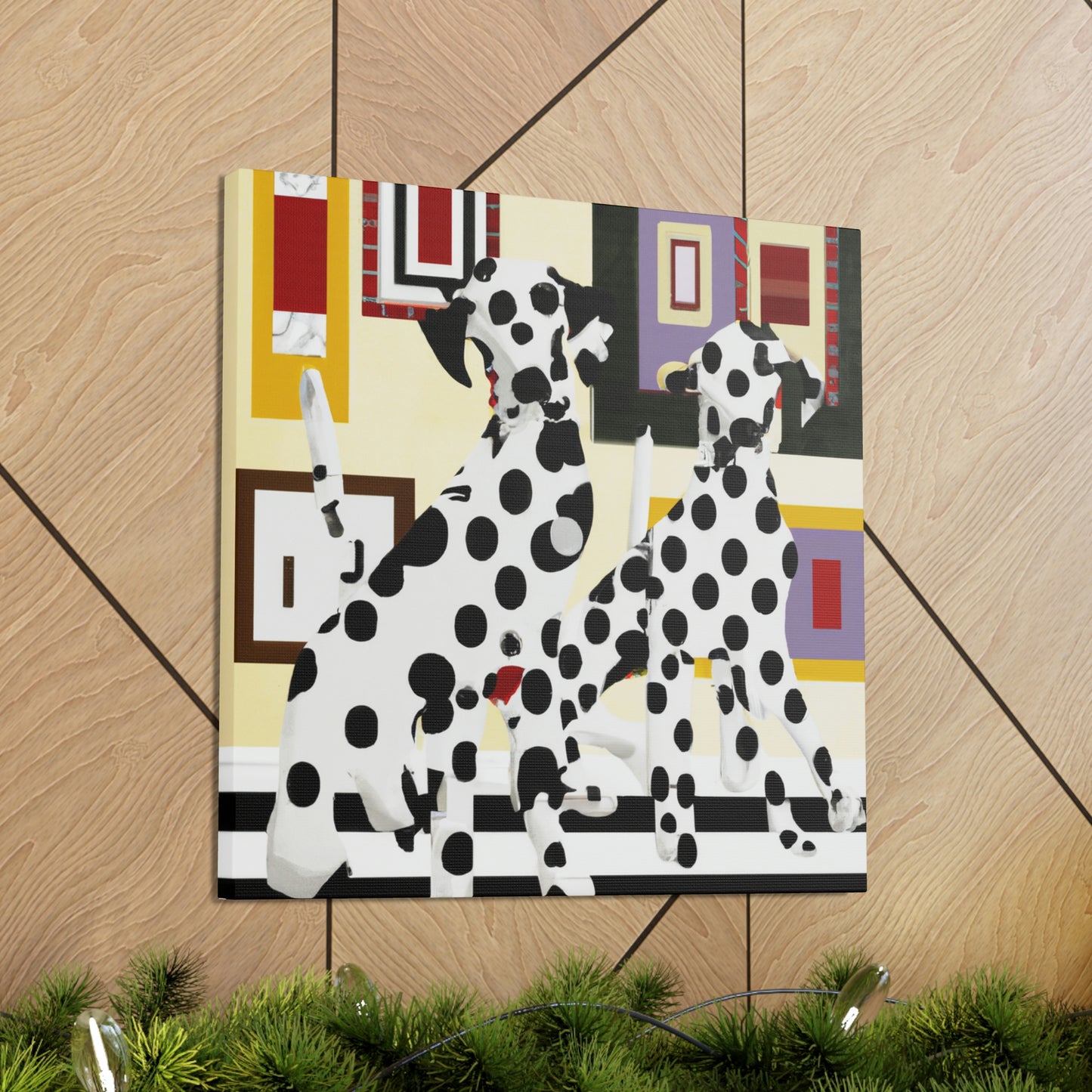 Dalmatian Slumbering Peace - Canvas