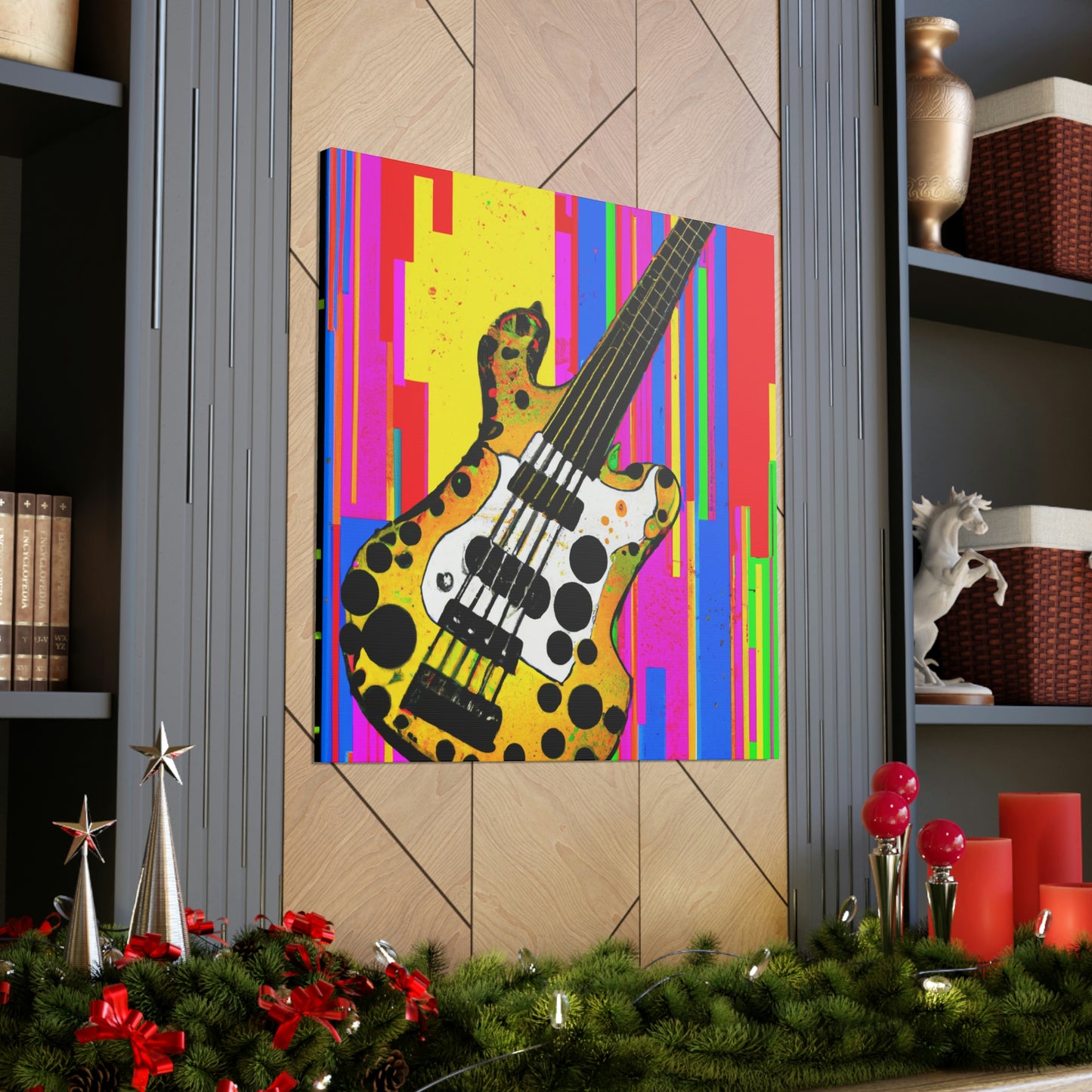 "Fauve Bass Guitarist" - Canvas