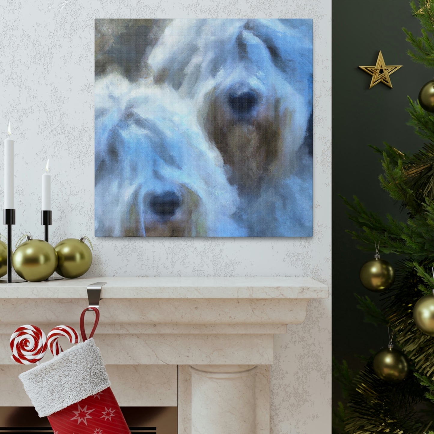 Old English Sheepdog Dream - Canvas