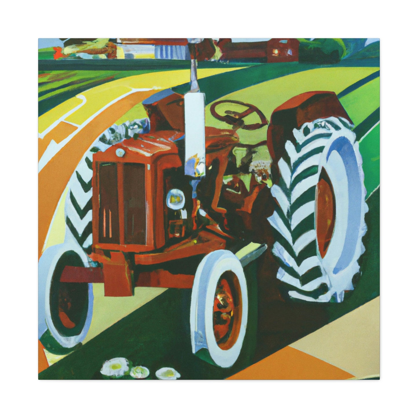 "Tractor of the Fields" - Canvas