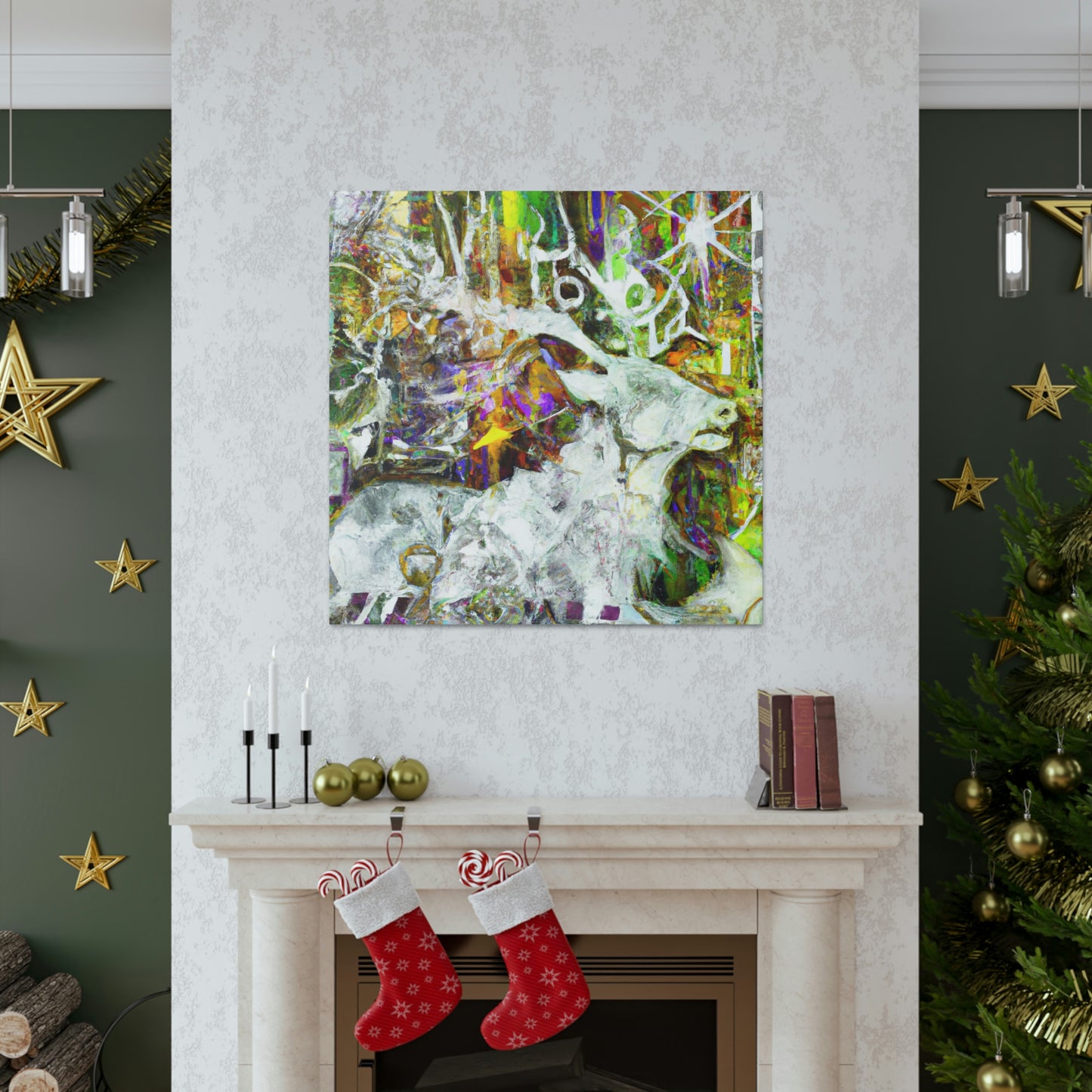 Reindeer in Flux - Canvas